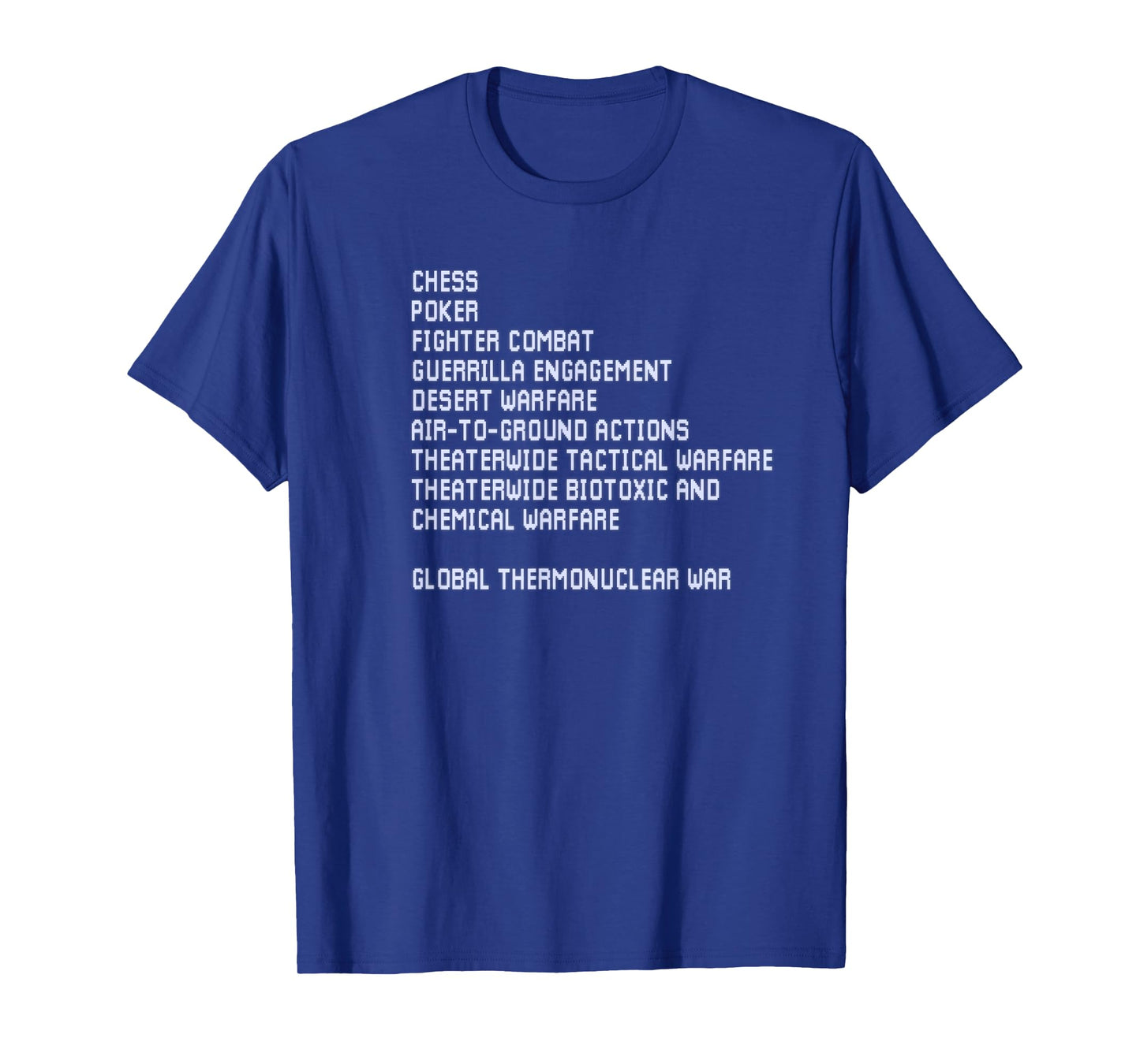 War Games Joshua WOPR Game Classic 80s Mens Womens Graphic T-Shirt