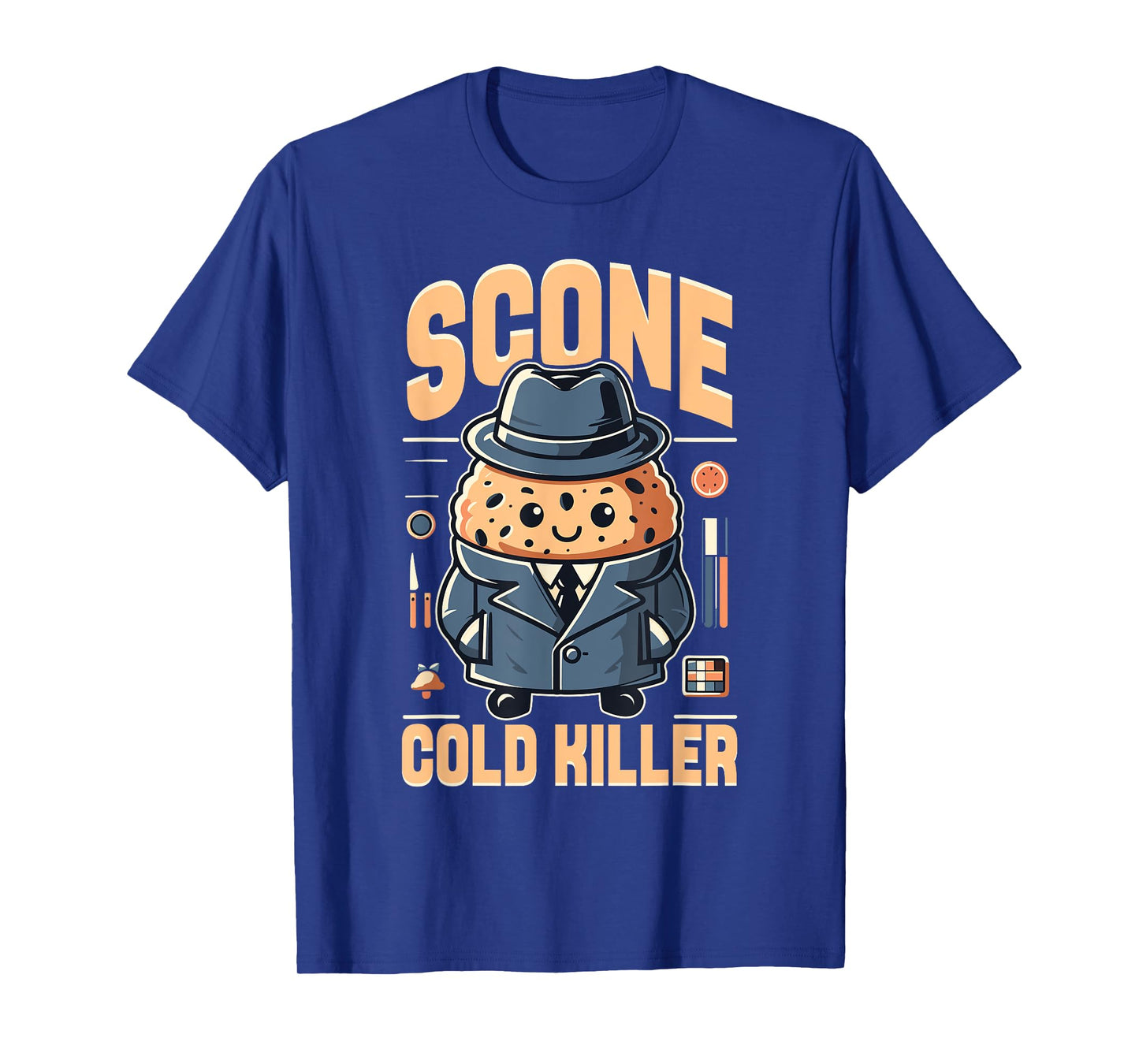 Scone Cold Killer Funny Baking Detective T-Shirt