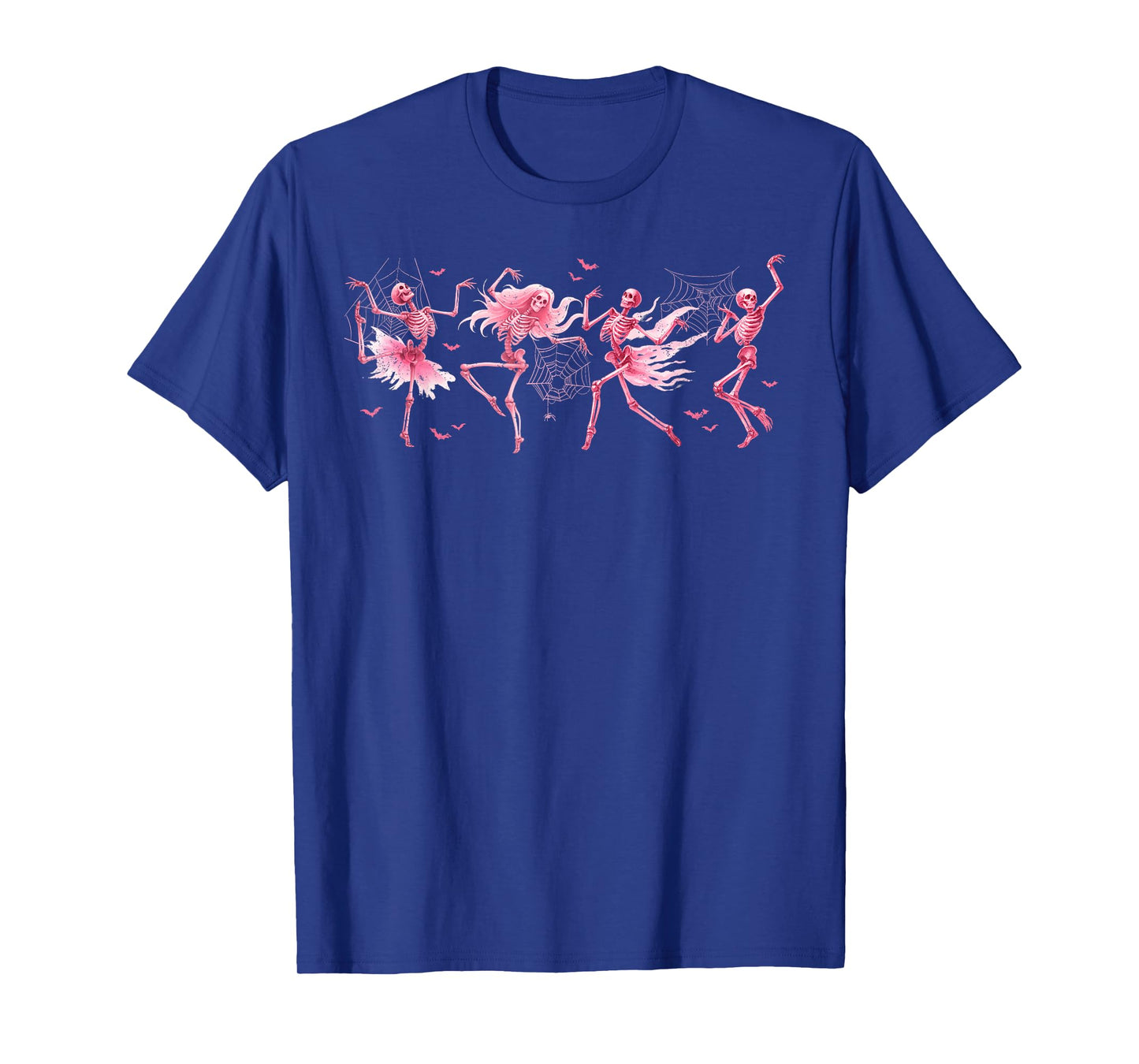 Spooky Skeleton Ballet Dancing Halloween Costumes Women T-Shirt