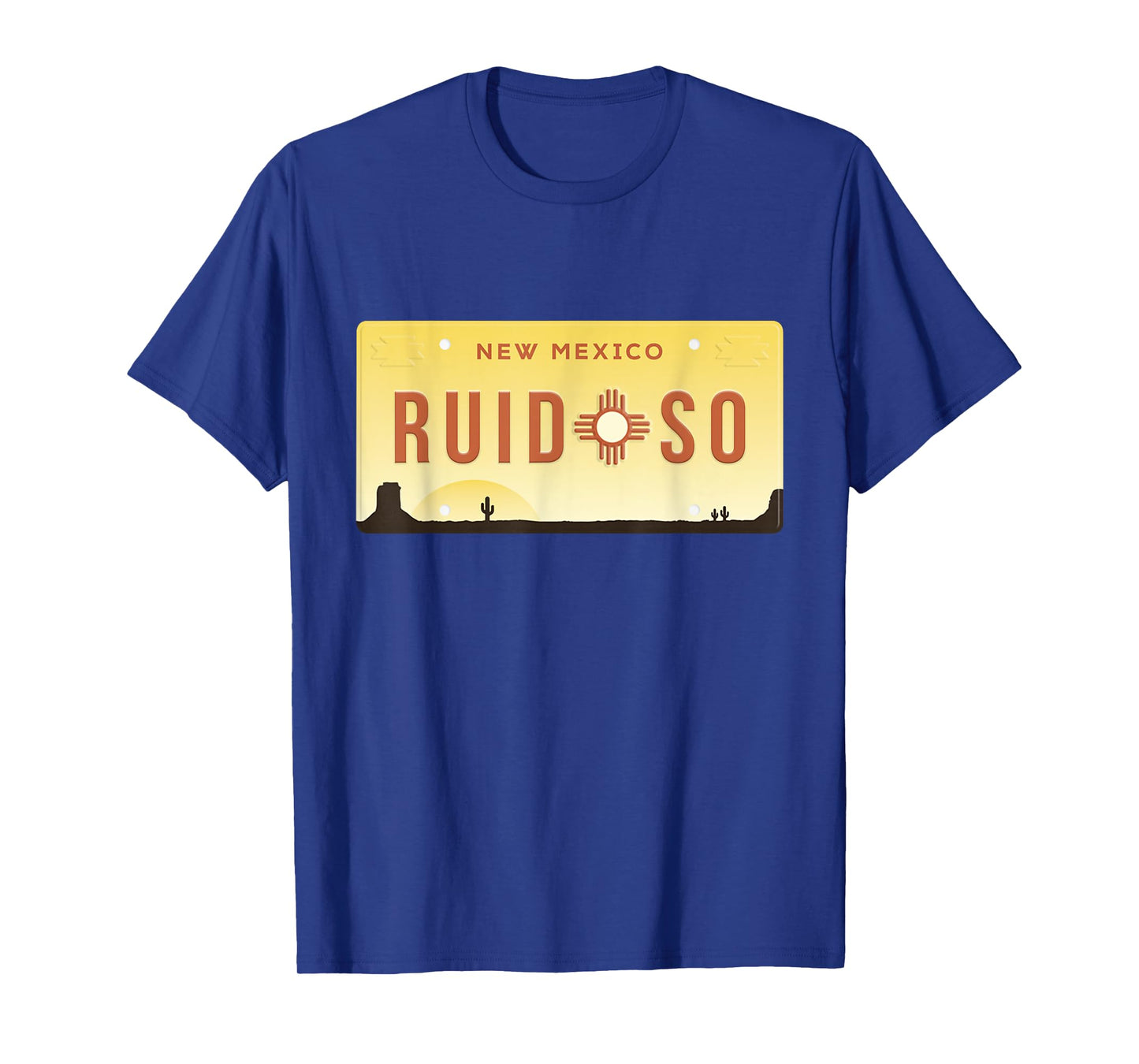 Vintage Ruidoso New Mexico Desert Landscape Zia Sun Symbol T-Shirt