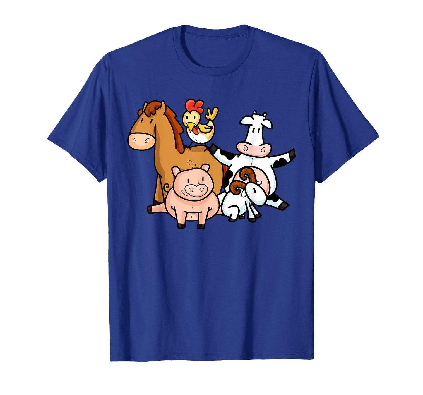 Farmer Animals Children Shirt | Cool Young Barn Animals Gift T-Shirt