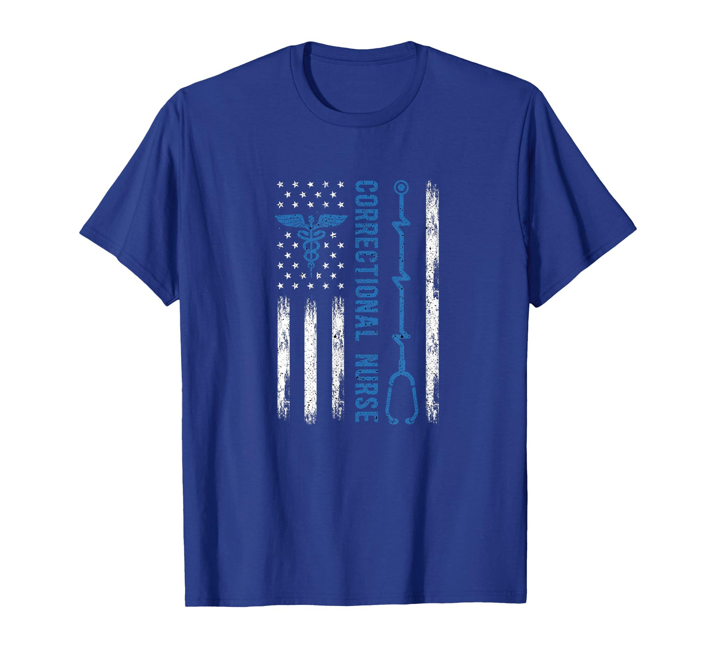 Correctional Nurse American Flag Nursing Healthcare Nurses T-Shirt