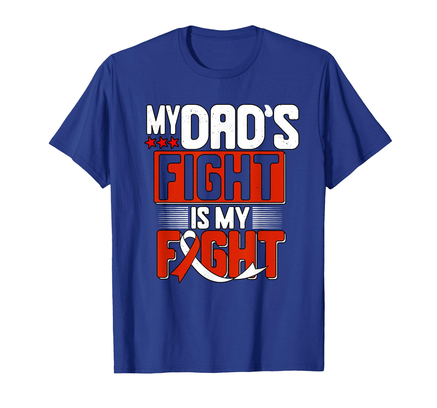 Squamous Cell Carcinoma Dads Fight SCC Ribbon Awareness T-Shirt