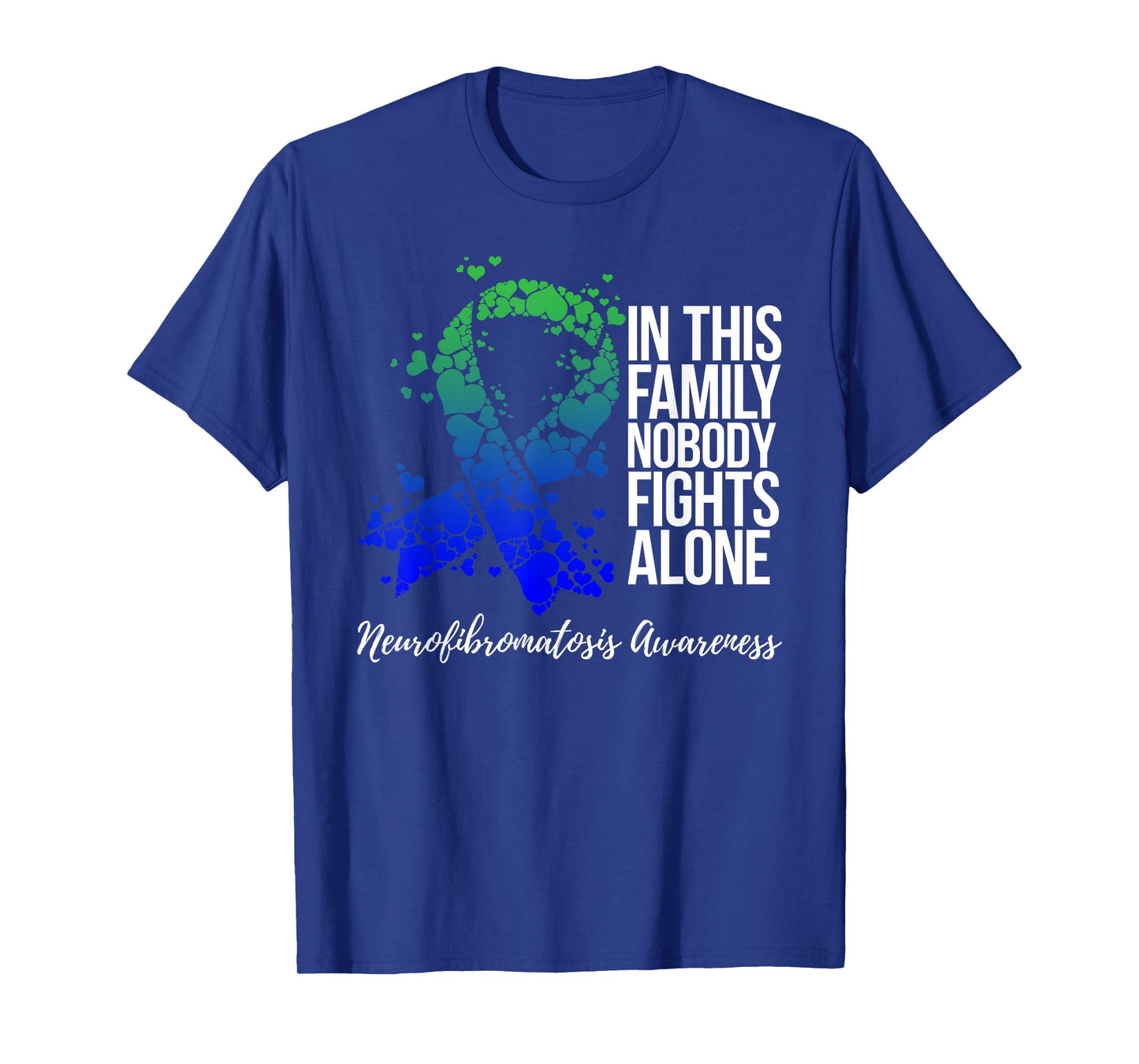 Family Support Neurofibromatosis NF Awareness T-Shirt