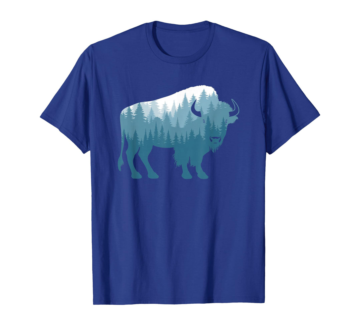 Bison Lover Buffalo Forest Men Women T-Shirt