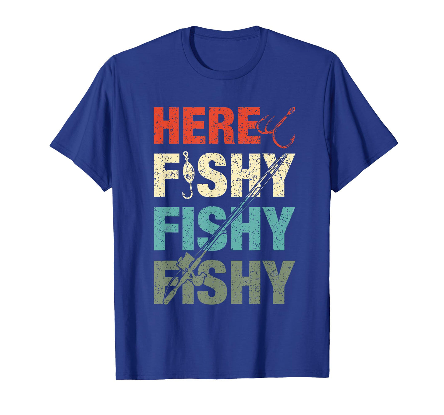 Fish Hunting Fishing Fishrod Fisherman For Men Boys Women T-Shirt