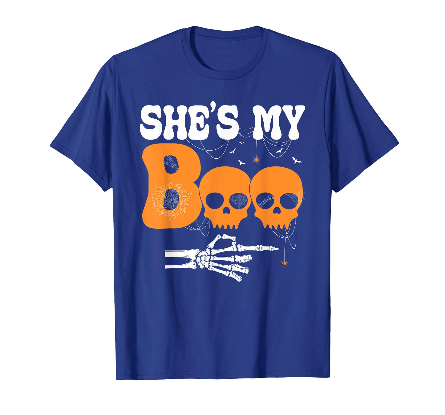She’s My Boo Skeleton Couple Matching Halloween Costume T-Shirt