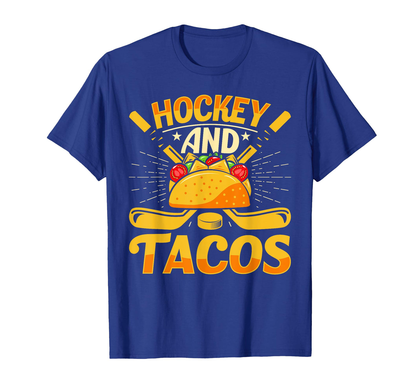 Hockey and Tacos Funny Ice Hockey Lover Youth Player Kids T-Shirt