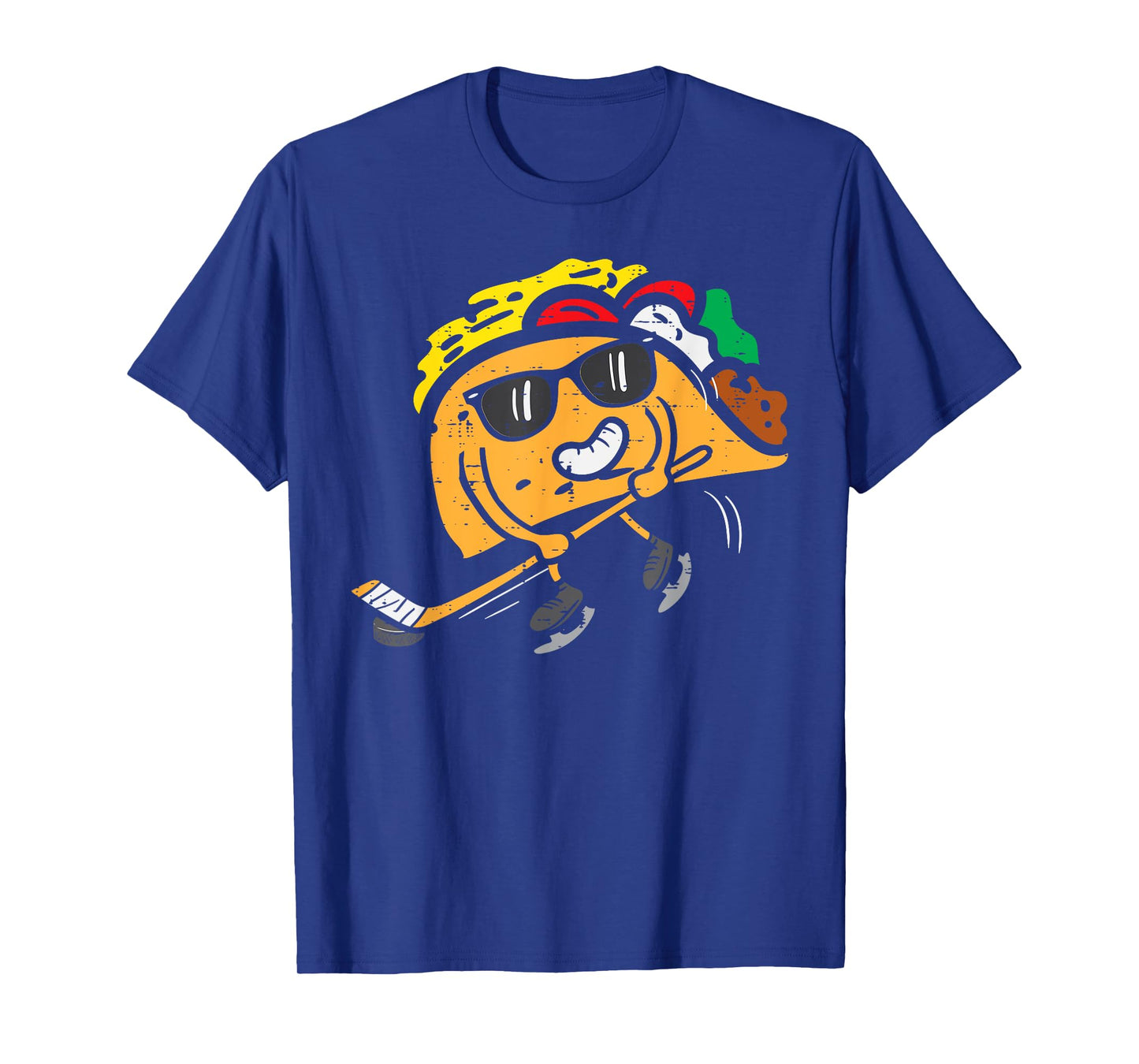 Taco Ice Hockey Cinco De Mayo Mexican Fiesta Boys Men Kids T-Shirt