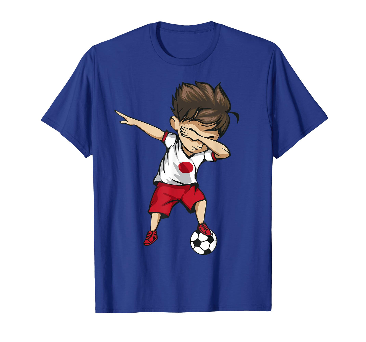 Dabbing Soccer Boy Japan - Japanese Football Soccer T-Shirt