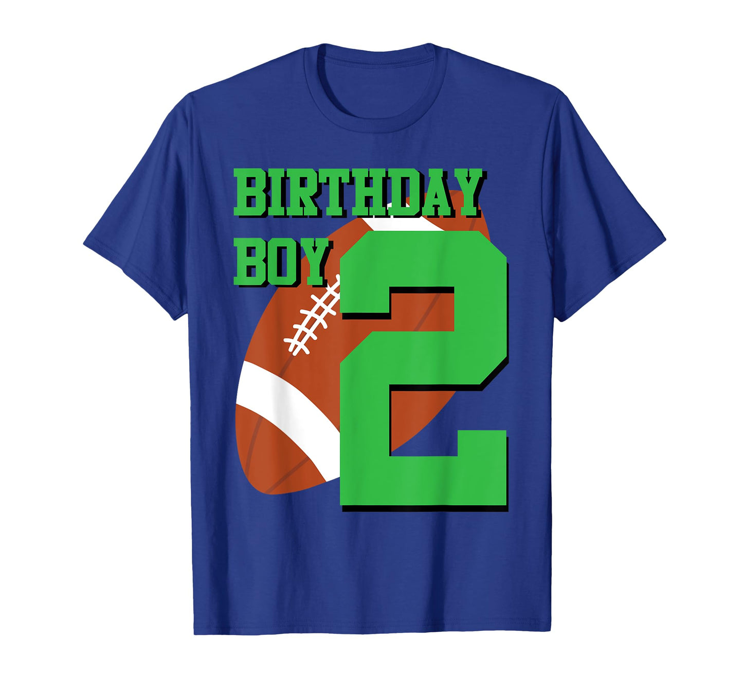 2nd Birthday Football Boy | 2 year old Field Players T-Shirt