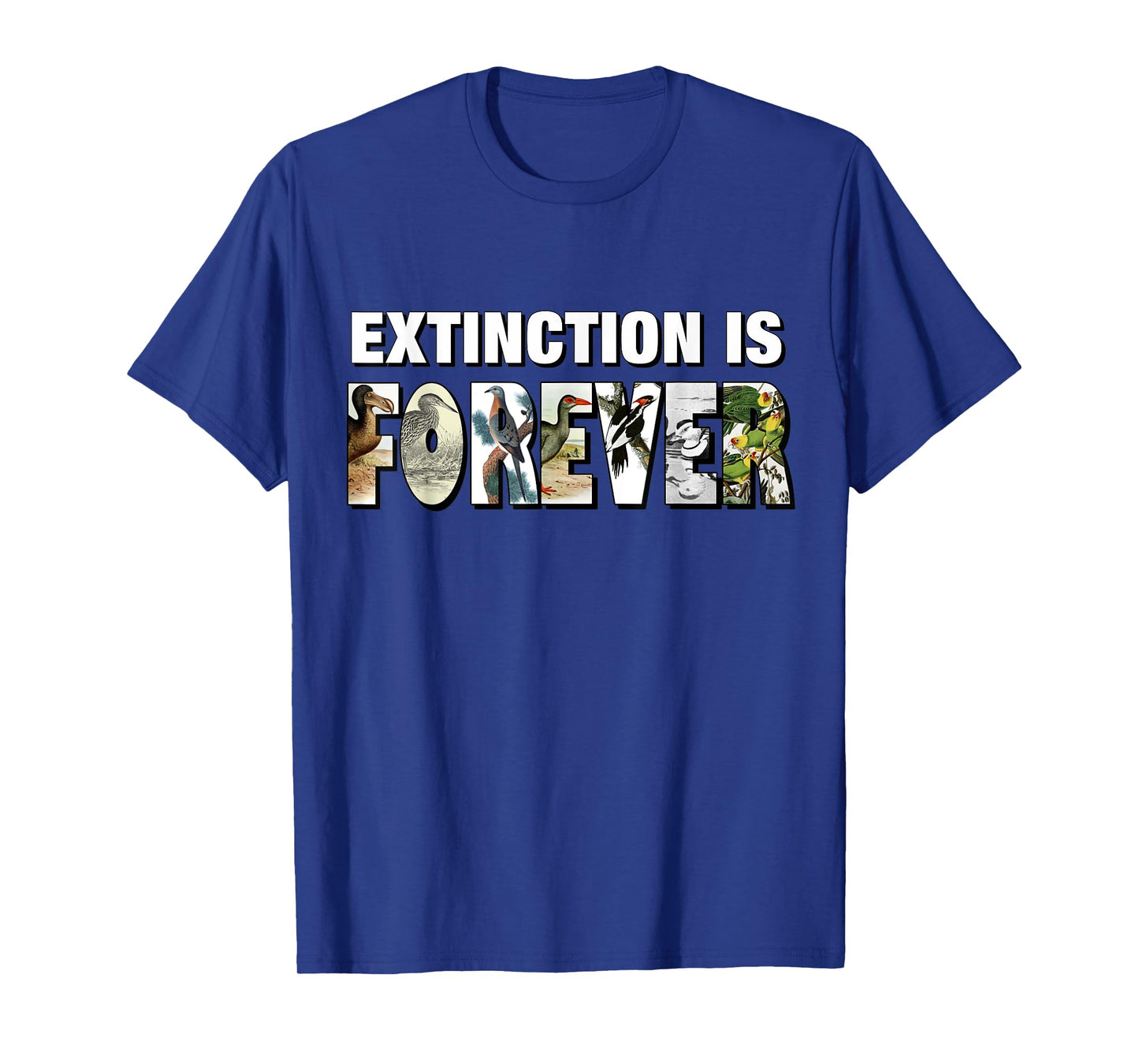 Extinction is Forever Graphic Extinct Birds Conservation T-Shirt