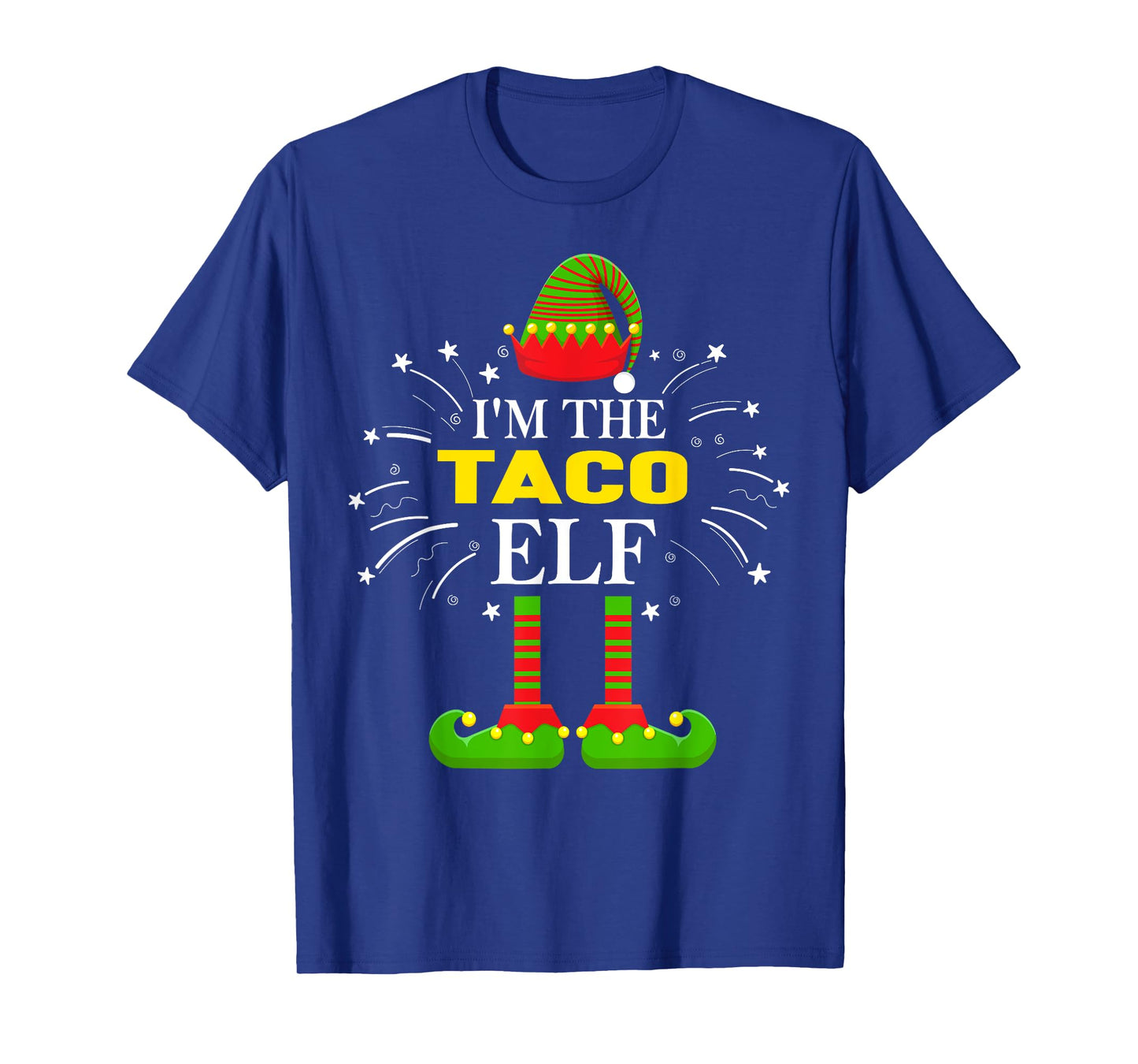 I'm The Taco Elf Matching Funny Family Elf Christmas Gifts T-Shirt