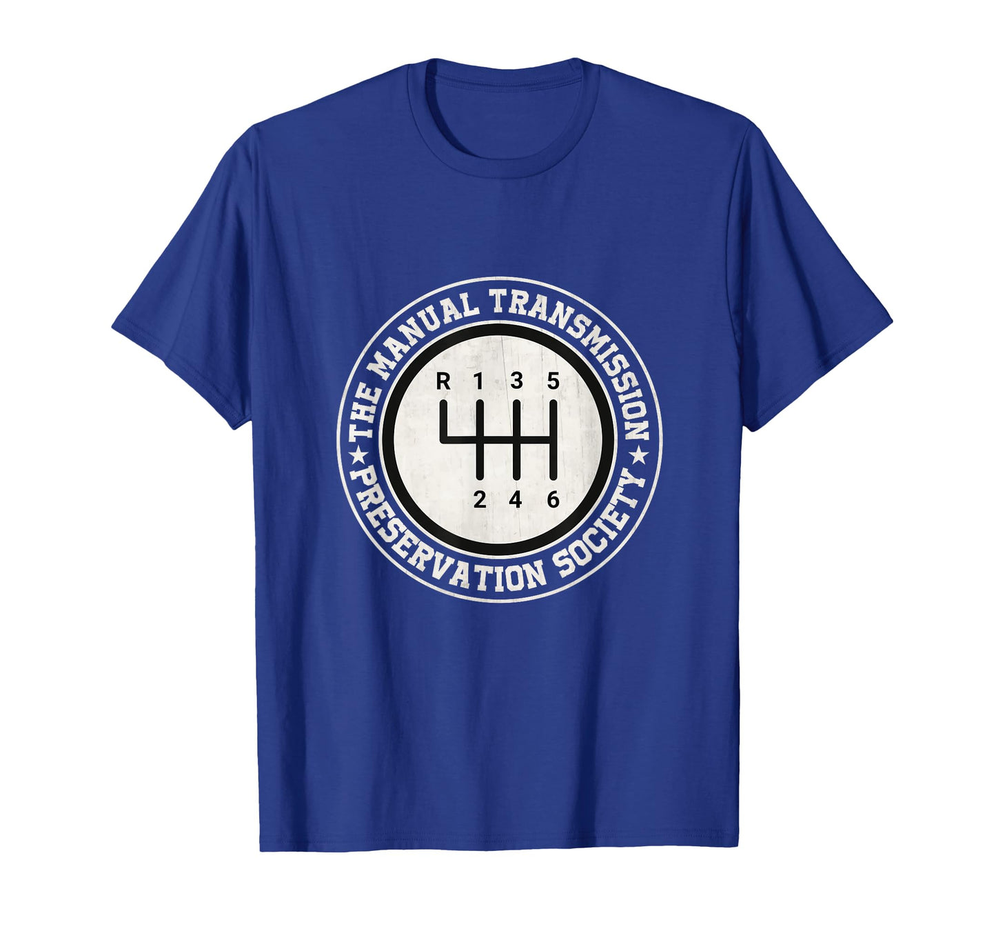 Manual Transmission Preservation Society 3 Pedals 6 Speed T-Shirt