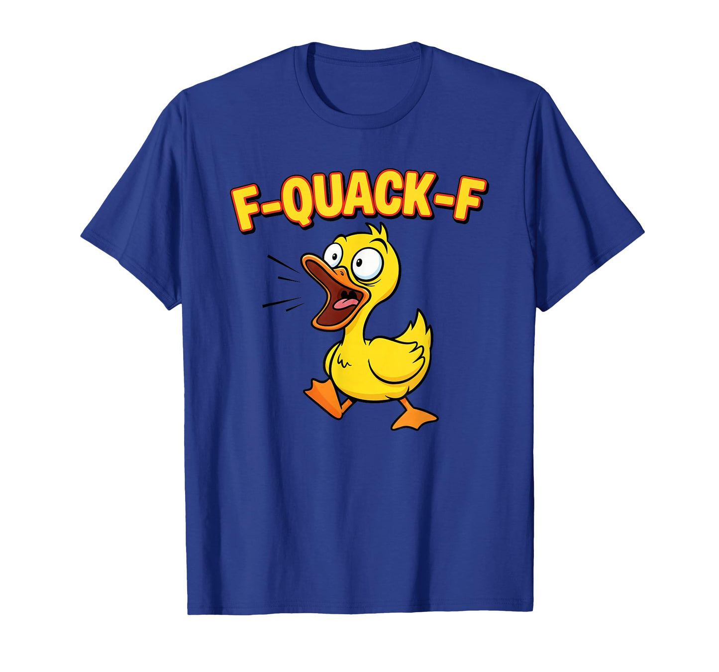 F-CAW-F Funny Angry Duck Humor Graphic Tee T-Shirt