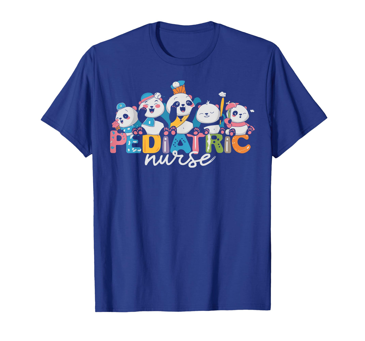Funny Pediatric Nurse Panda For Picu Or Nicu Pediatrics T-Shirt