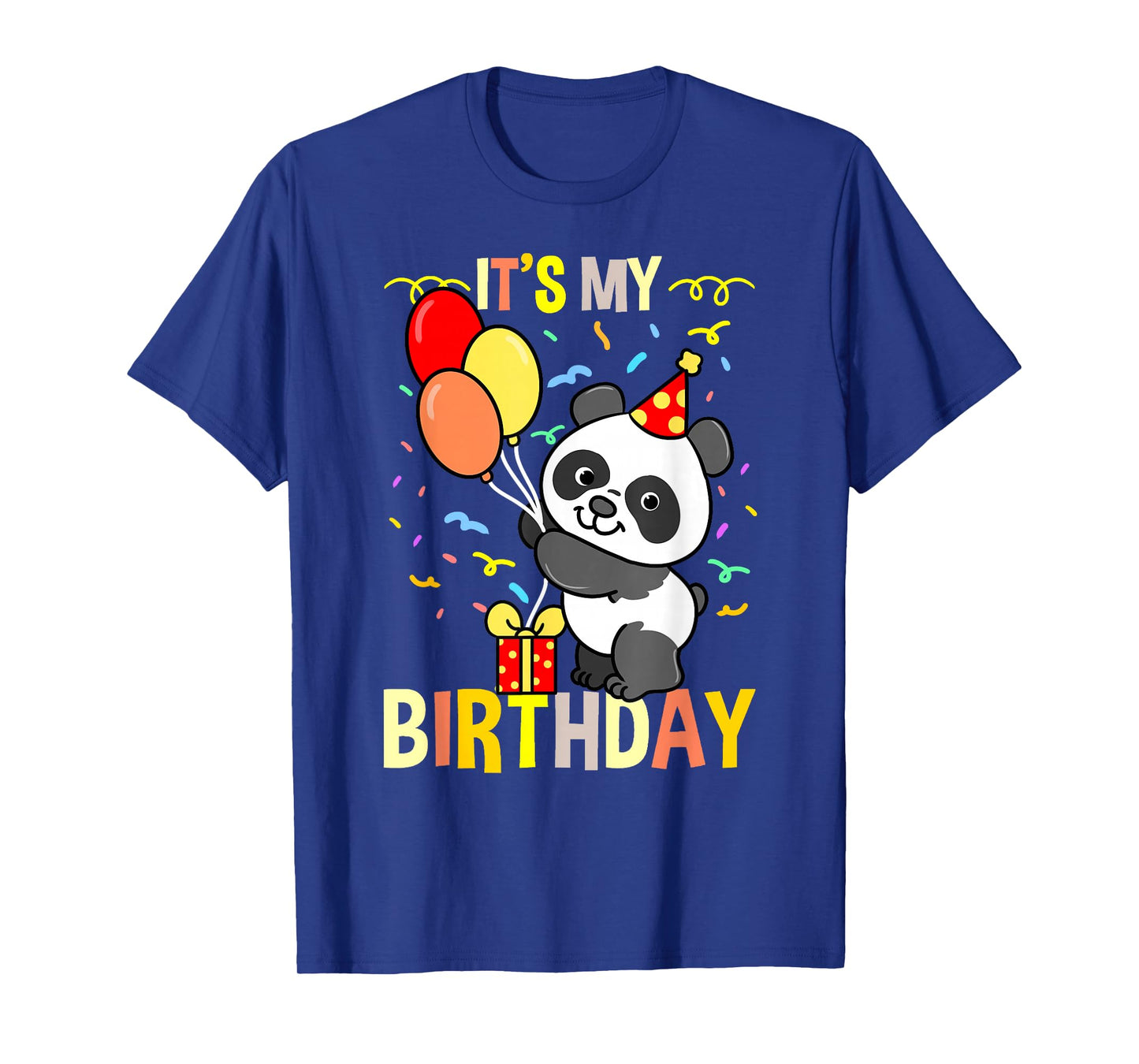 Hiking Lover Design Unisex Adult Its My Birthday Panda Animal T-Shirt