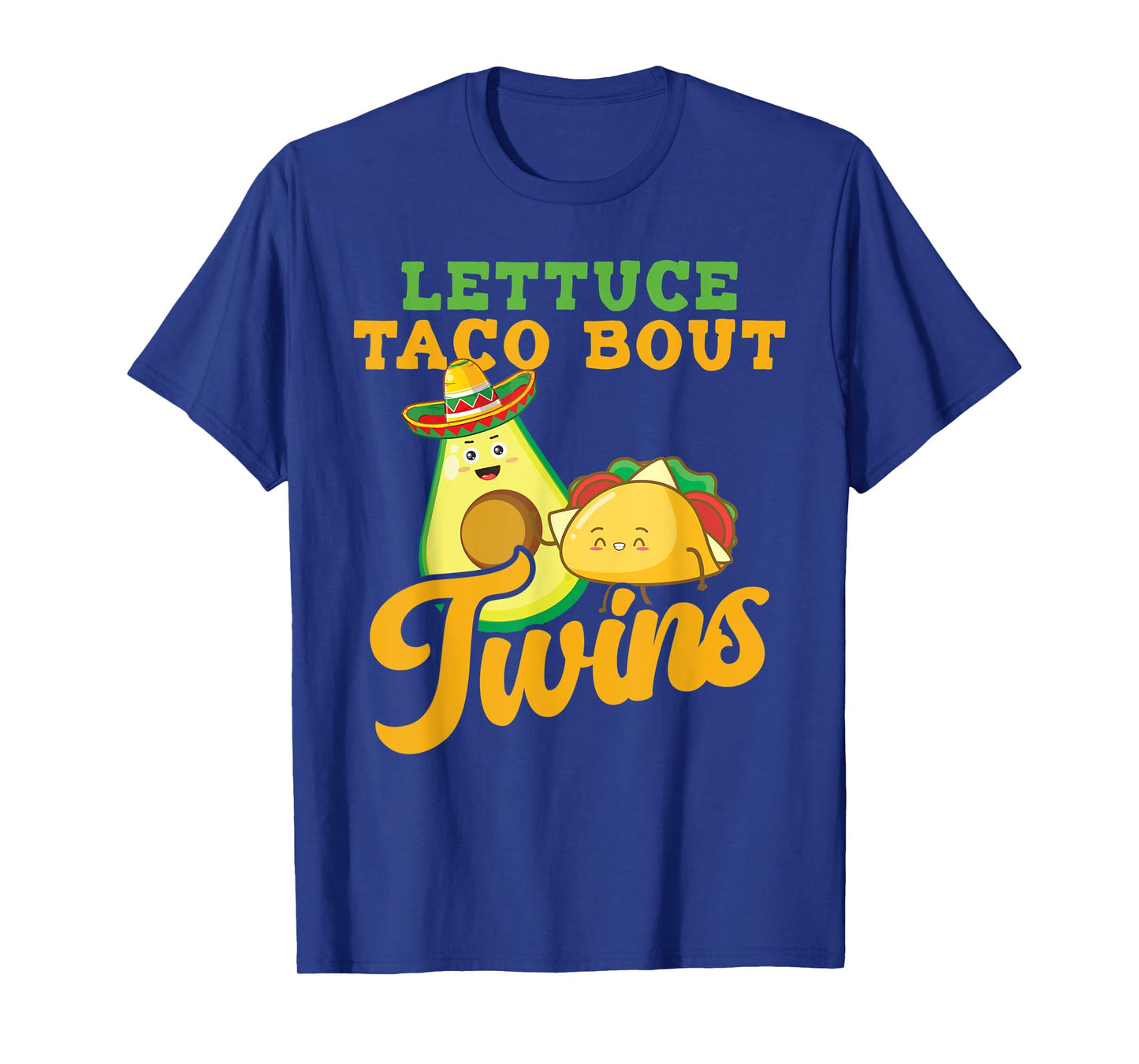 Baby Announcement - Lettuce Taco Bout A Twins T-Shirt