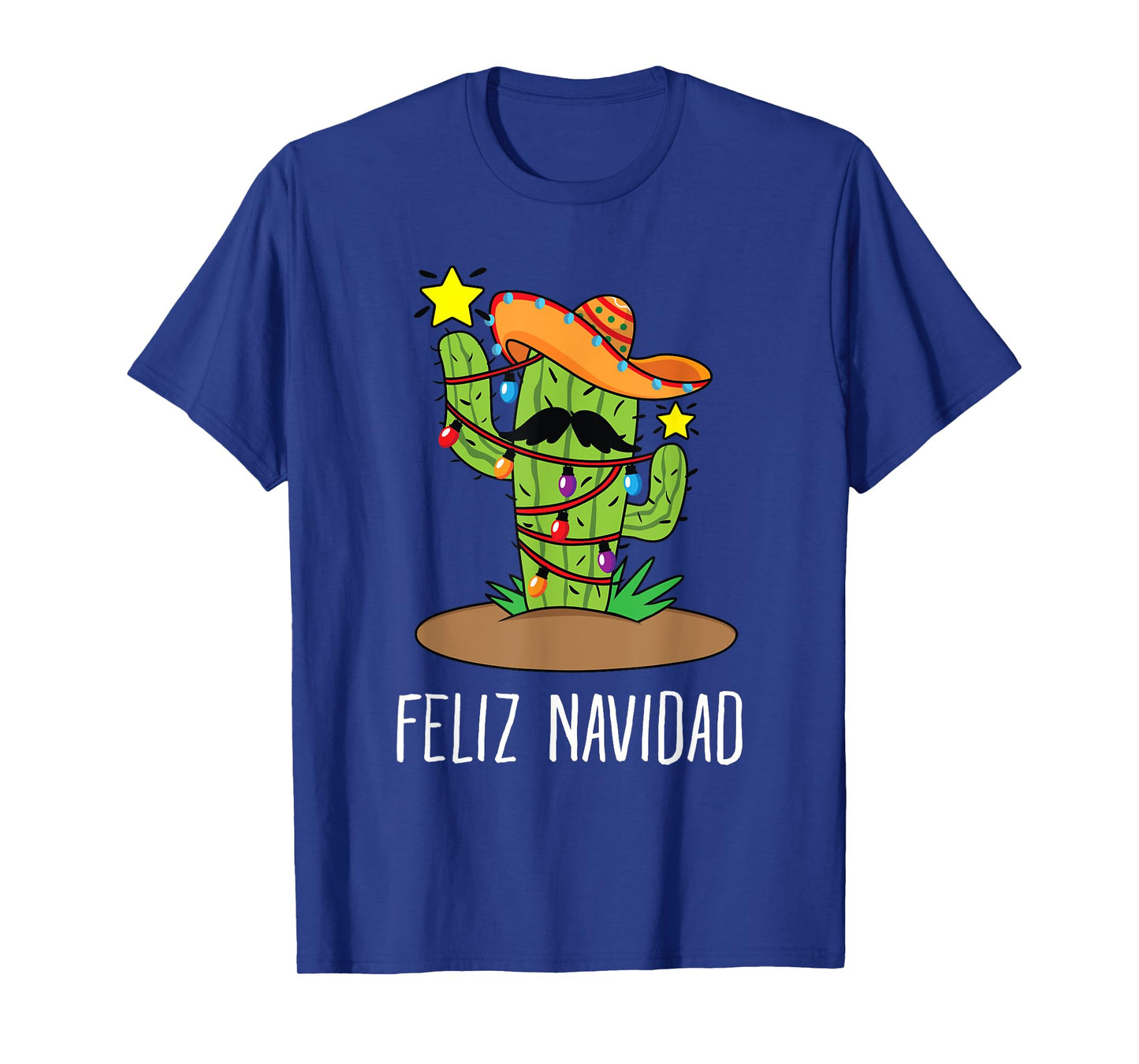 Feliz Navidad Cactus - Mexican Tree Christmas In July T-Shirt