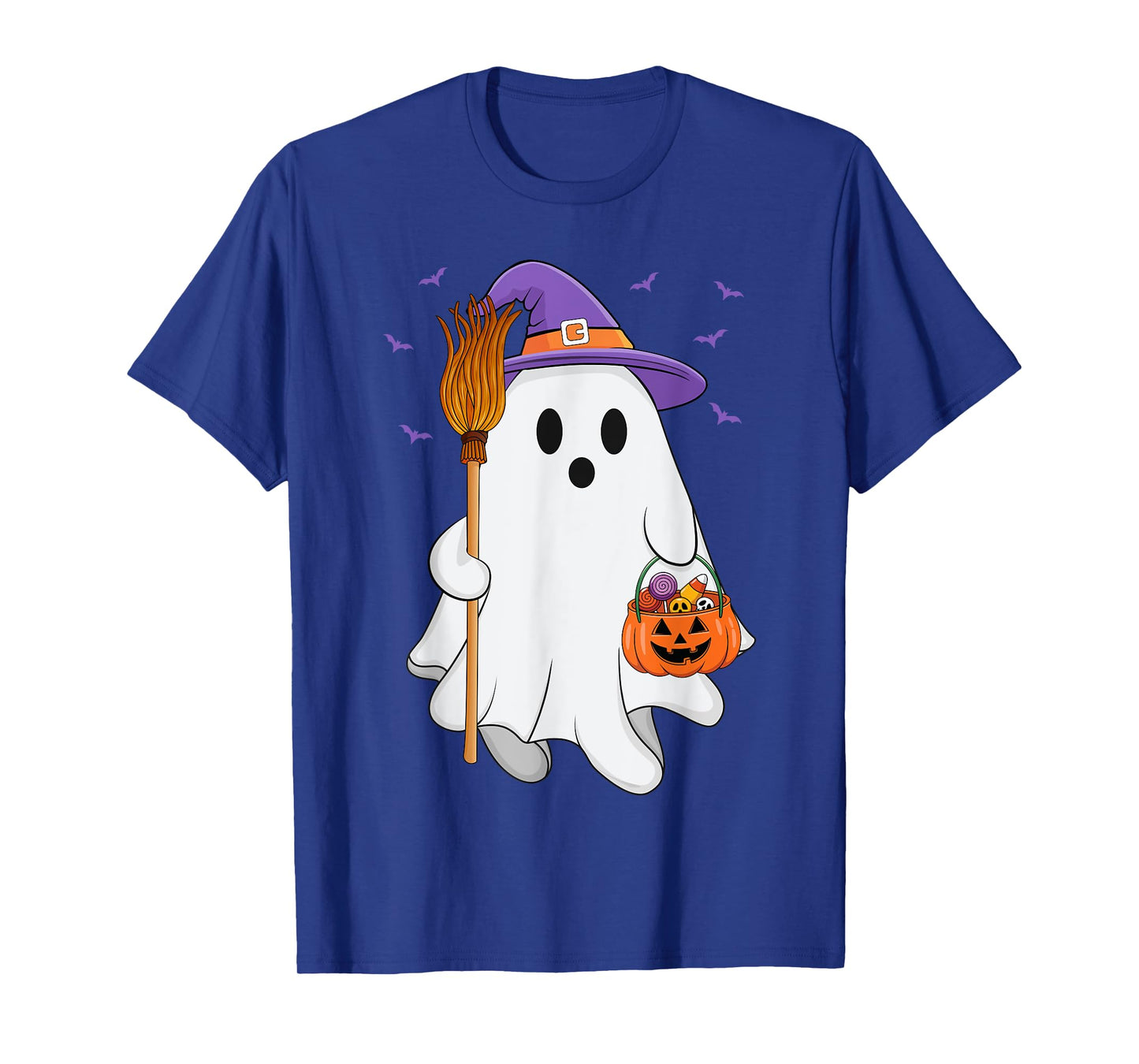 Ghost Witch Scary Halloween Fall Pumpkin Spooky Season T-Shirt