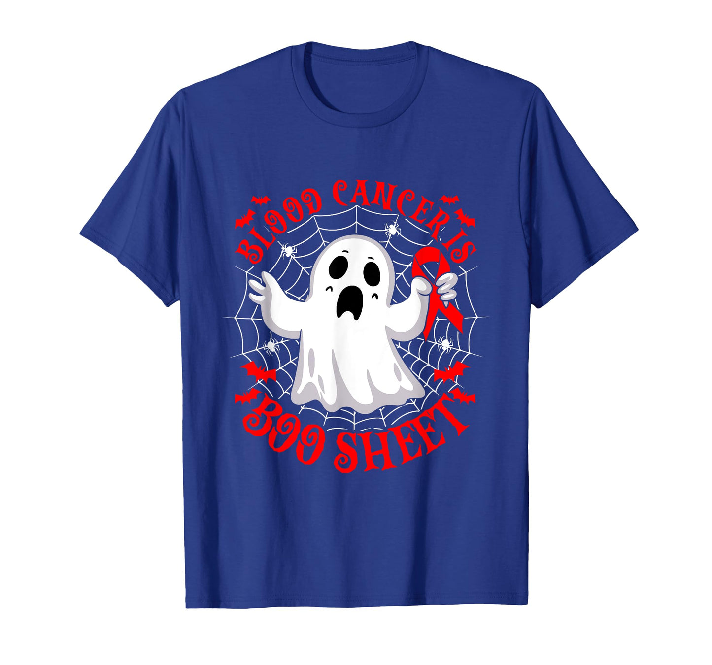 Blood Cancer is Boo Sheet Halloween Costume T-Shirt