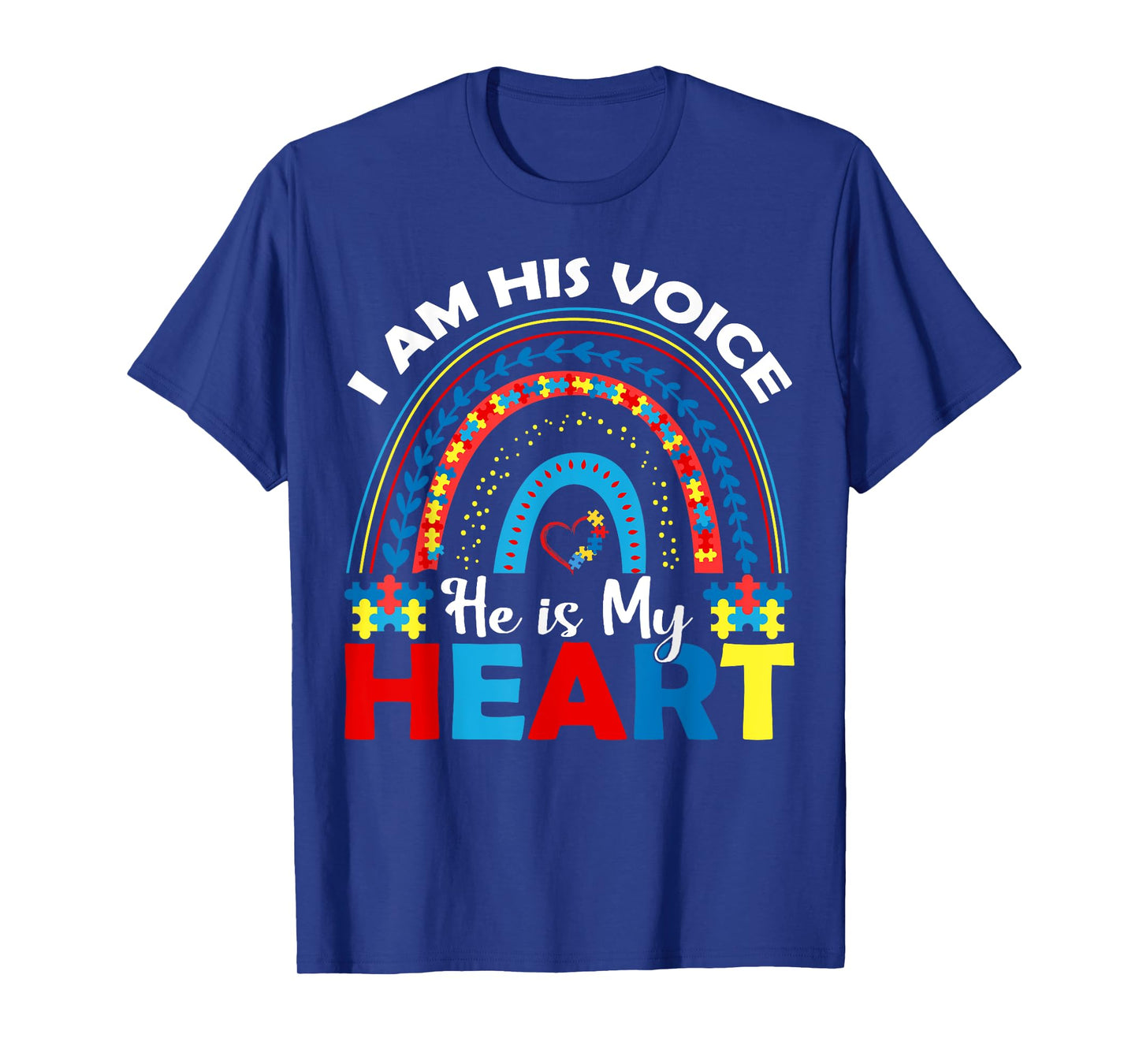 I Am His Voice He Is My Heart T-Shirt