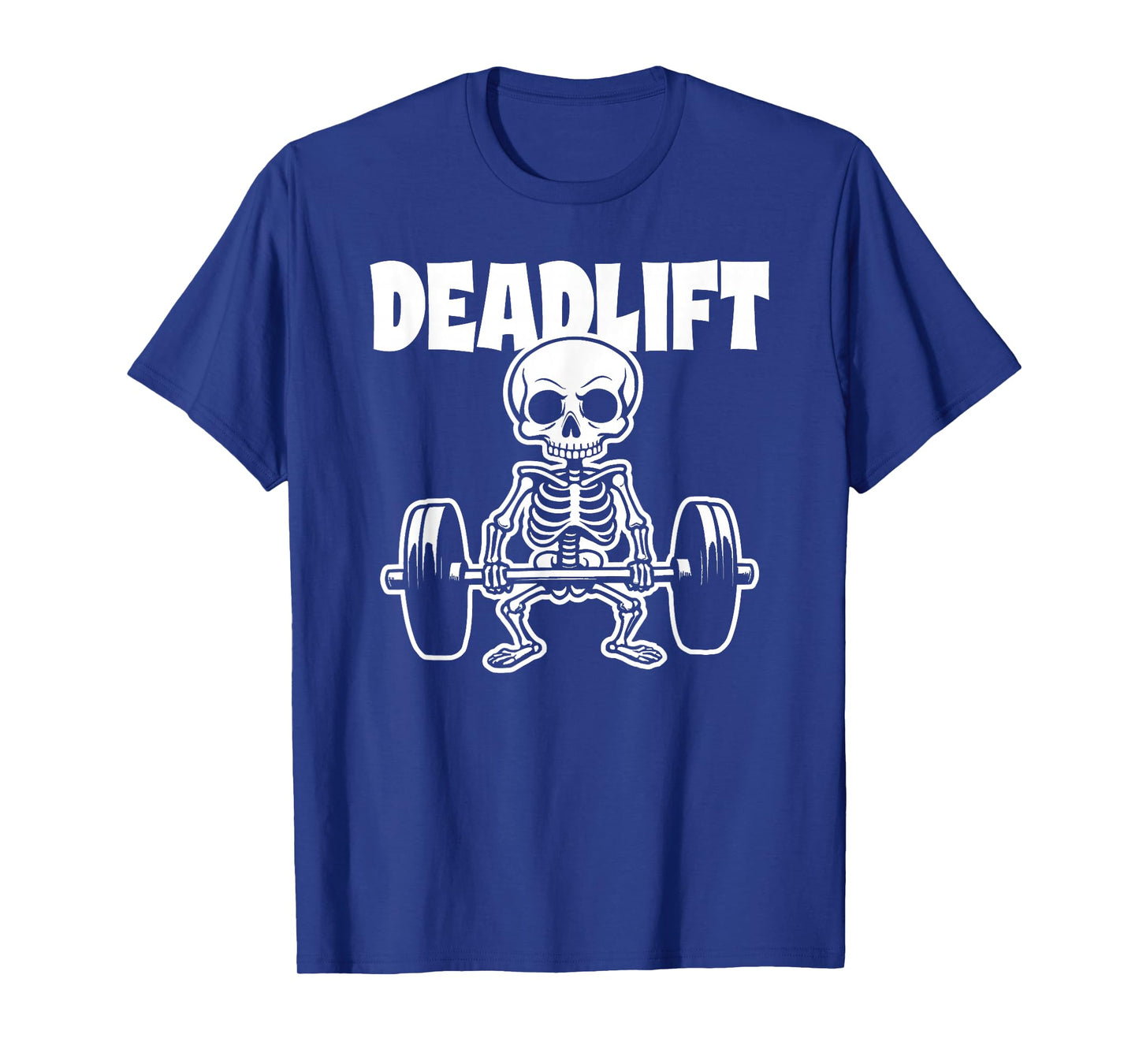 Deadlift Halloween Skeleton Deadlifting Barbell Deadlifter T-Shirt