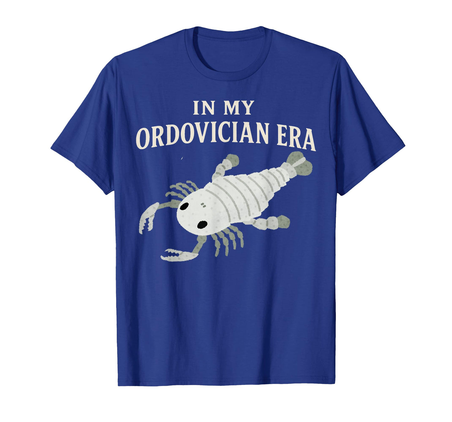 Ordovician Era Eurypterid Fossil Paleontology Science Nerd T-Shirt
