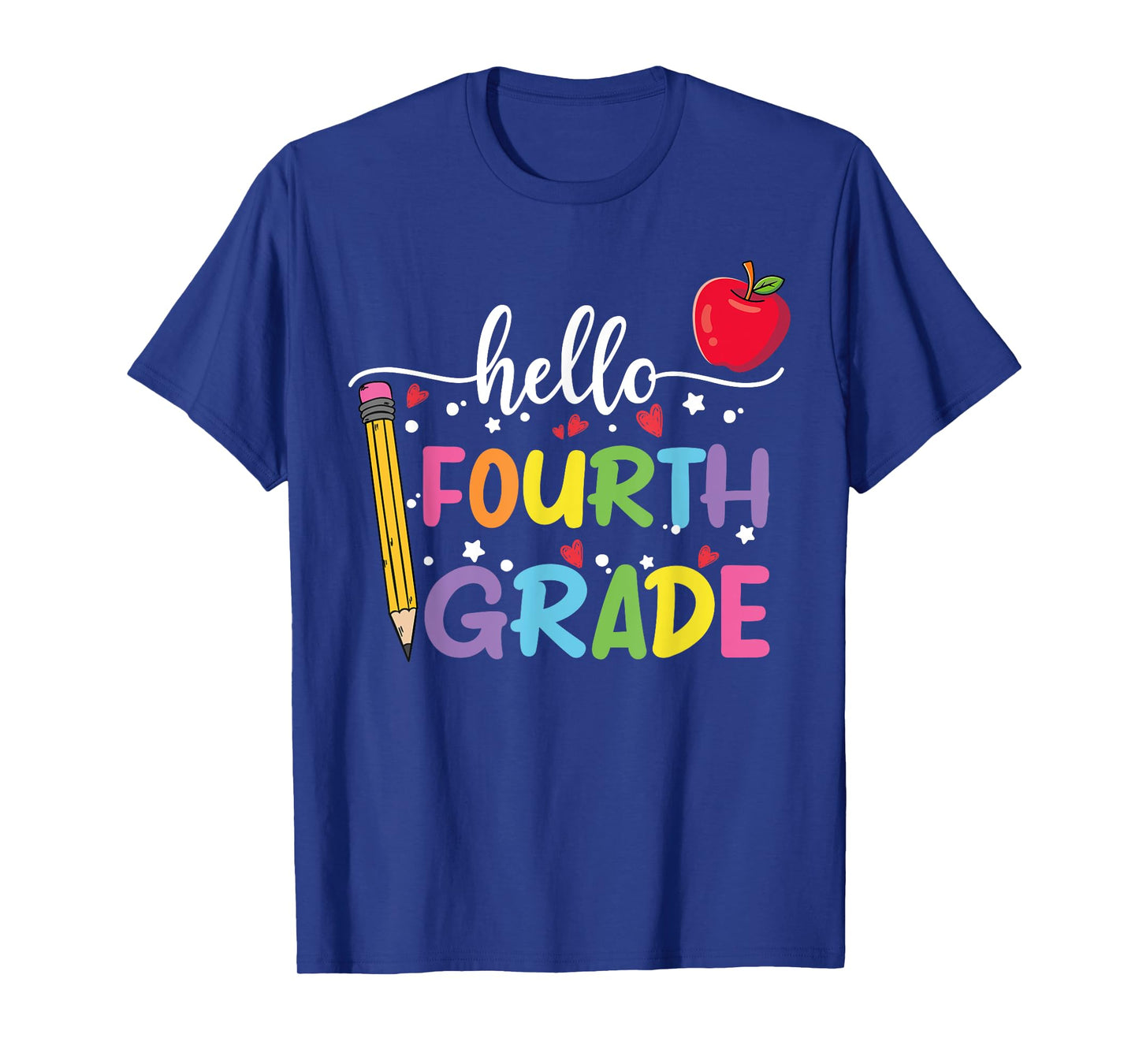 Hello Fourth Grade Team 4th Grade Back to School Teacher Kid T-Shirt