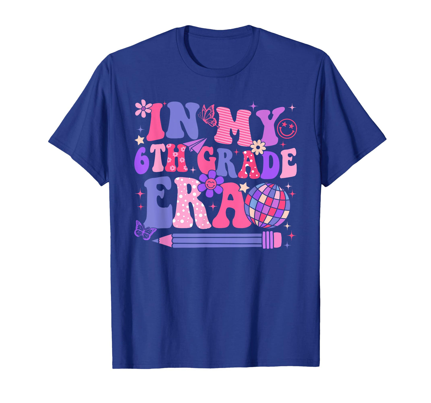 In My 6th Sixth Grade Era Back To School Teacher Women Girl T-Shirt