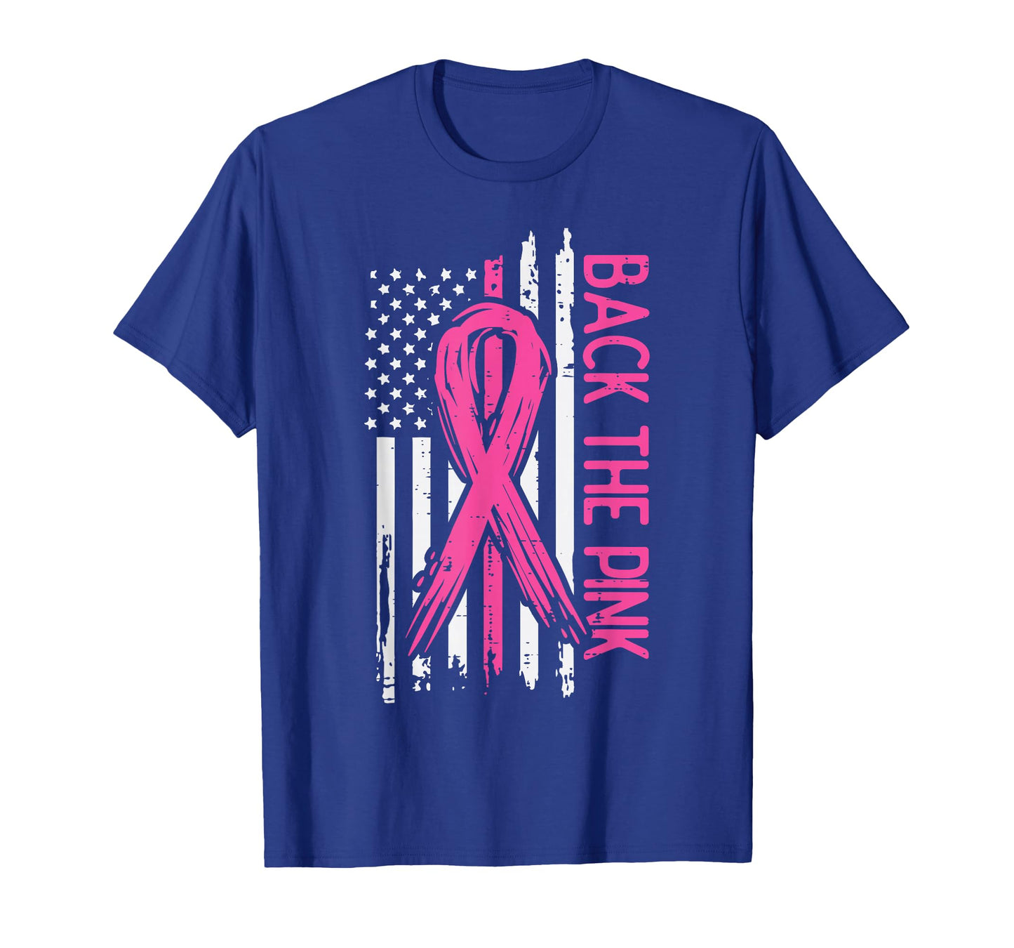 Breast Cancer Aware Back The Pink Pink Ribbon Women Kids Men T-Shirt