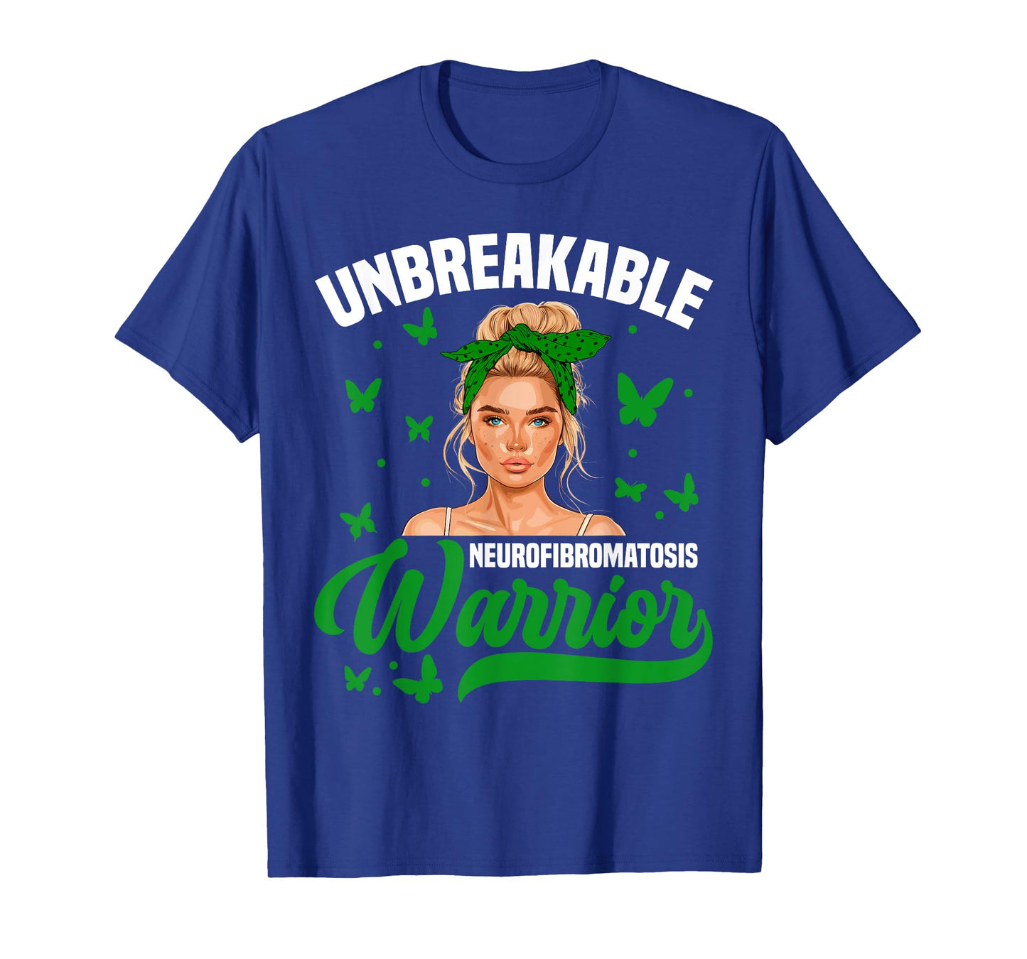 NF Awareness Unbreakable Women Neurofibromatosis T-Shirt