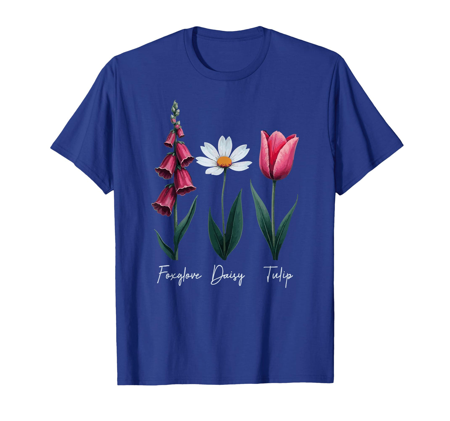Foxglove Daisy Tulip Floral T-Shirt