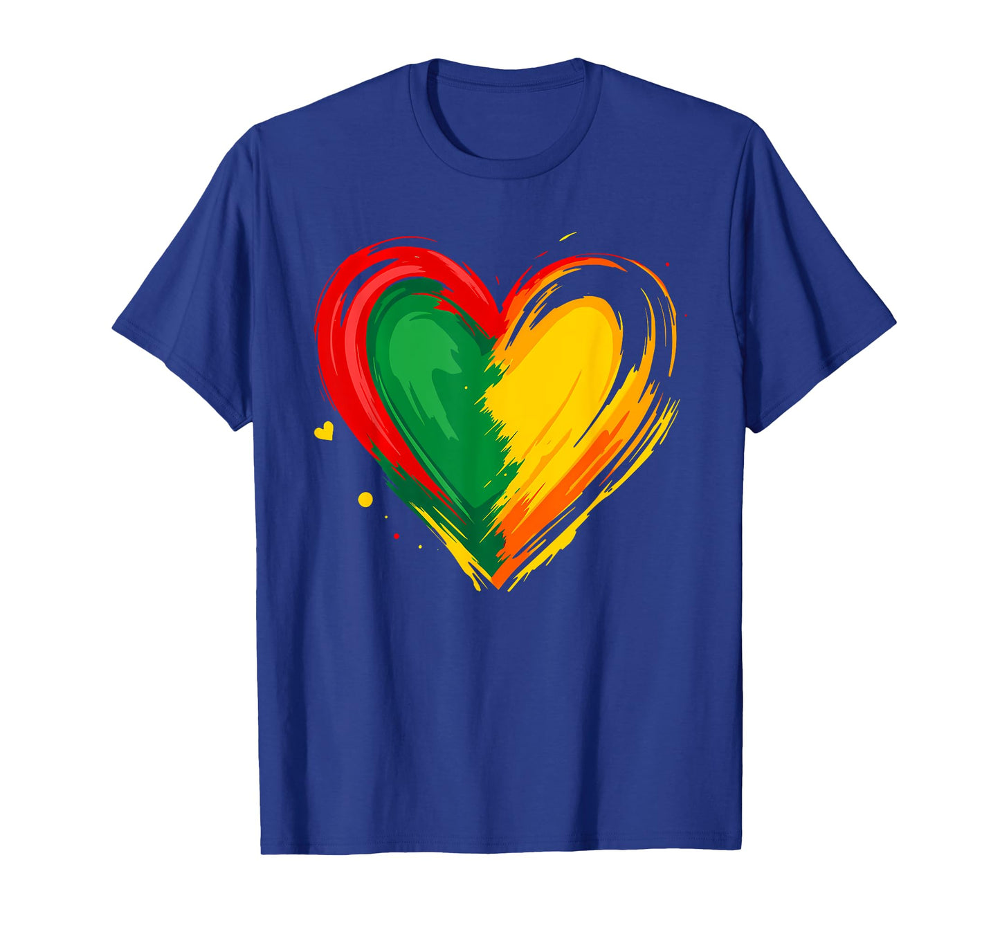 African Heart Black History Month African American T-Shirt