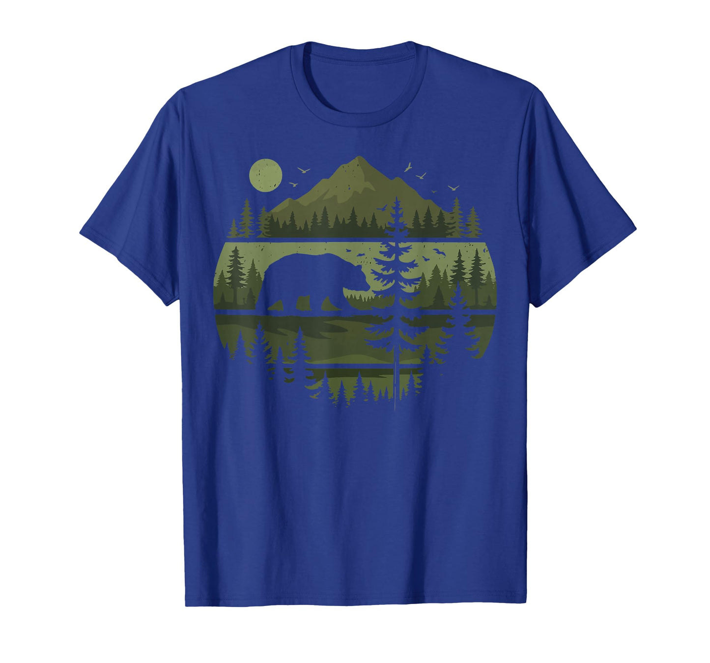 Forest Retro Nature Wildlife Outdoor T-Shirt