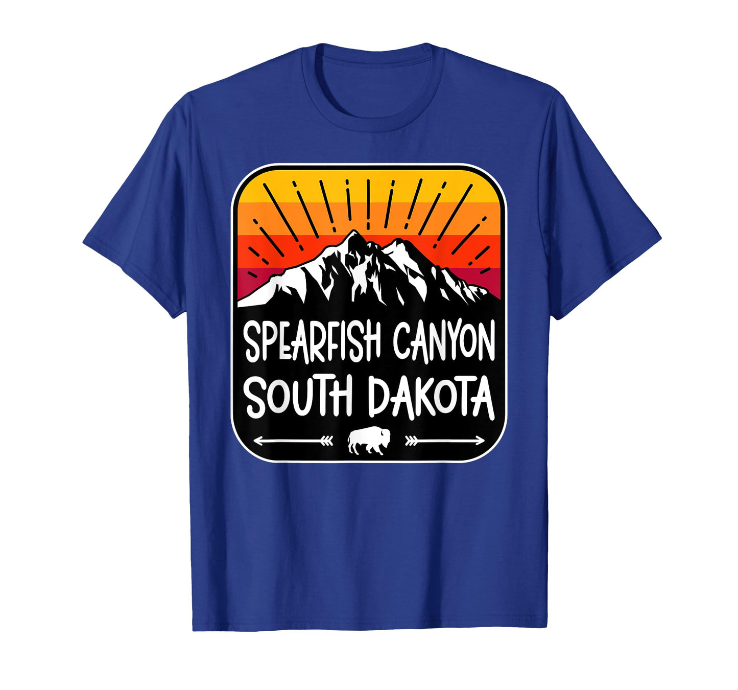 Spearfish Canyon South Dakota Vintage Mountain Sunset T-Shirt