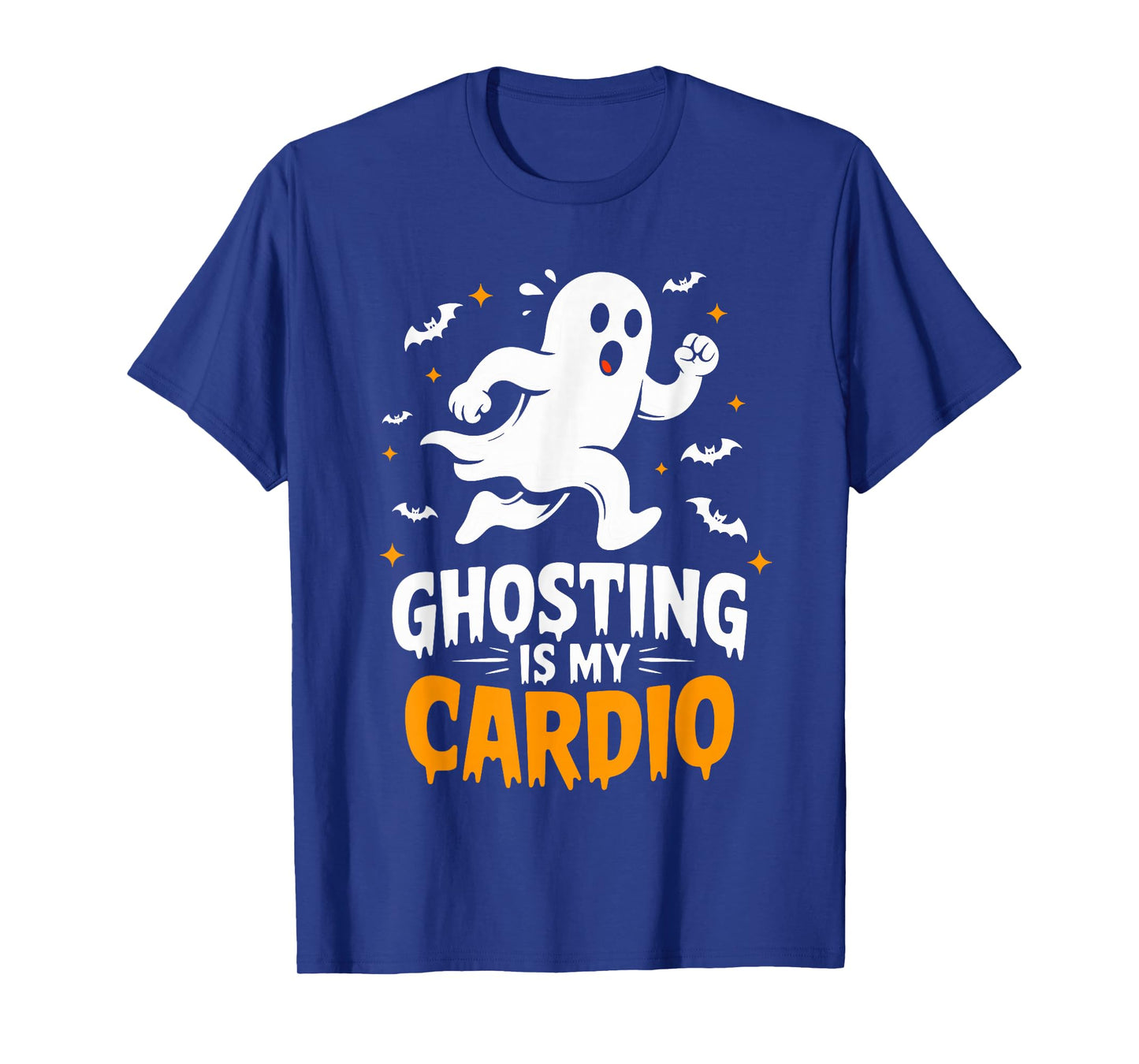Ghosting is My Cardio Humor Costume Funny Halloween Ghost T-Shirt