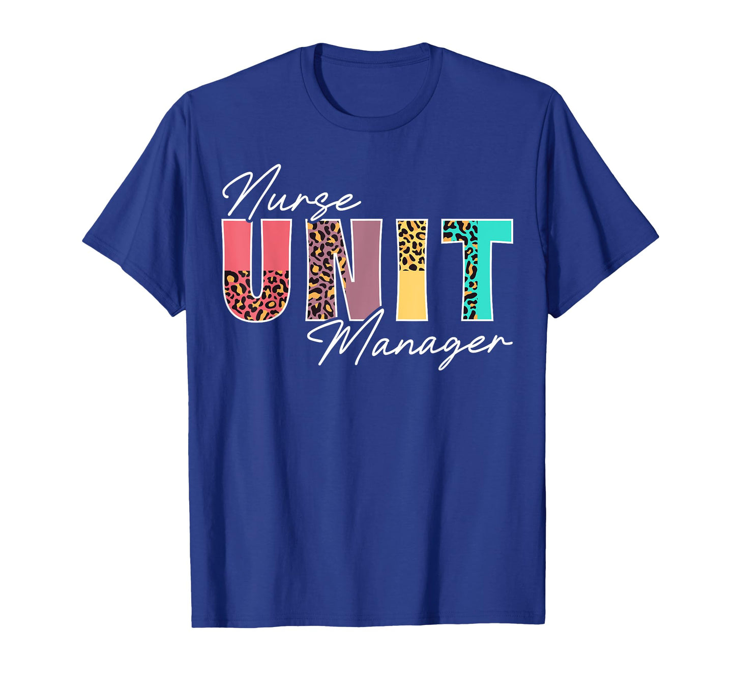 Cute Nurse Unit Manager Leopard T-Shirt
