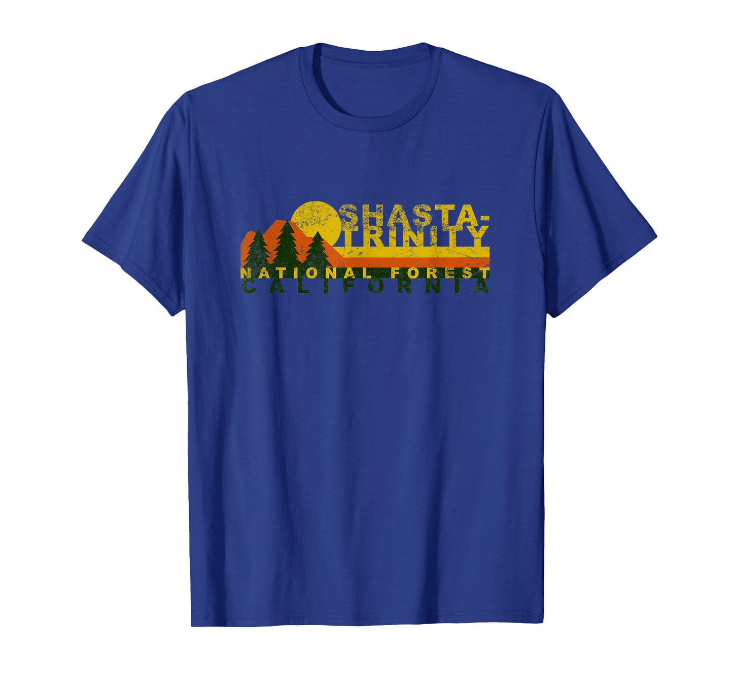 Shasta-Trinity National Forest Vintage Retro T-Shirt