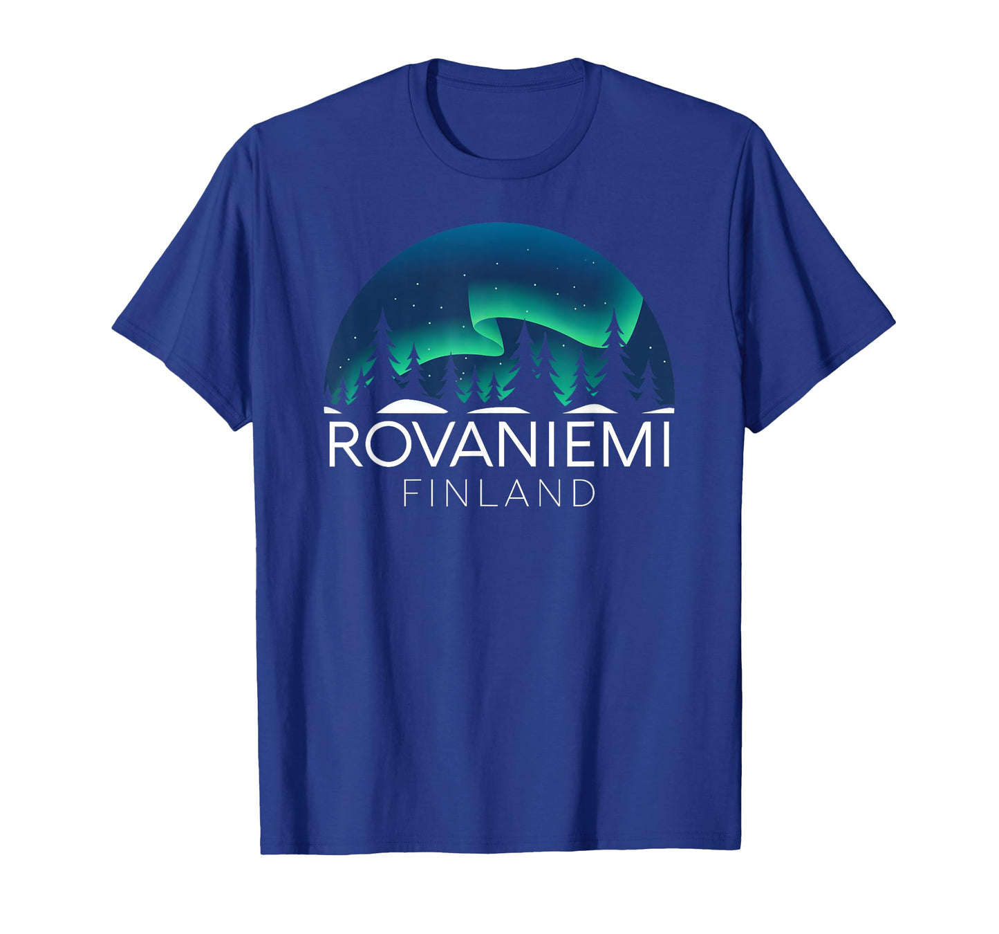 Rovaniemi Finland Northern Lights Arctic Aurora Borealis T-Shirt