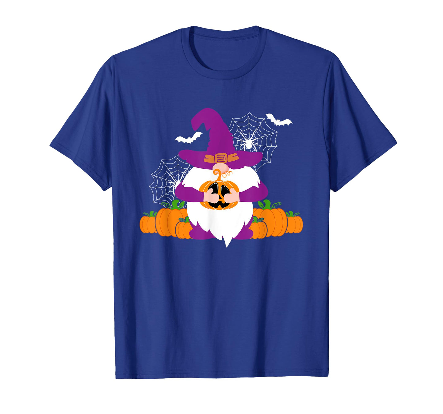 Gnome Halloween Pumpkin Autumn Fall Holiday 2025 Men Women T-Shirt