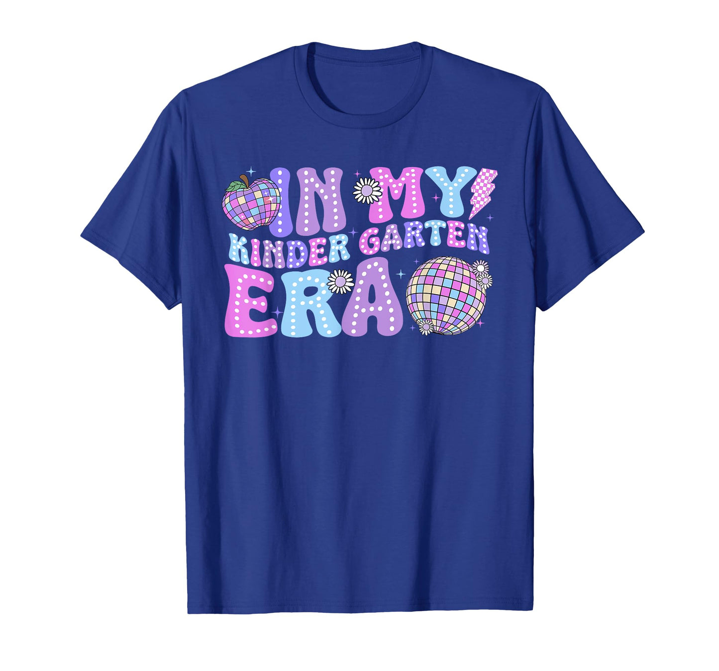 In My Kindergarten Era Retro Back To School Disco Ball T-Shirt
