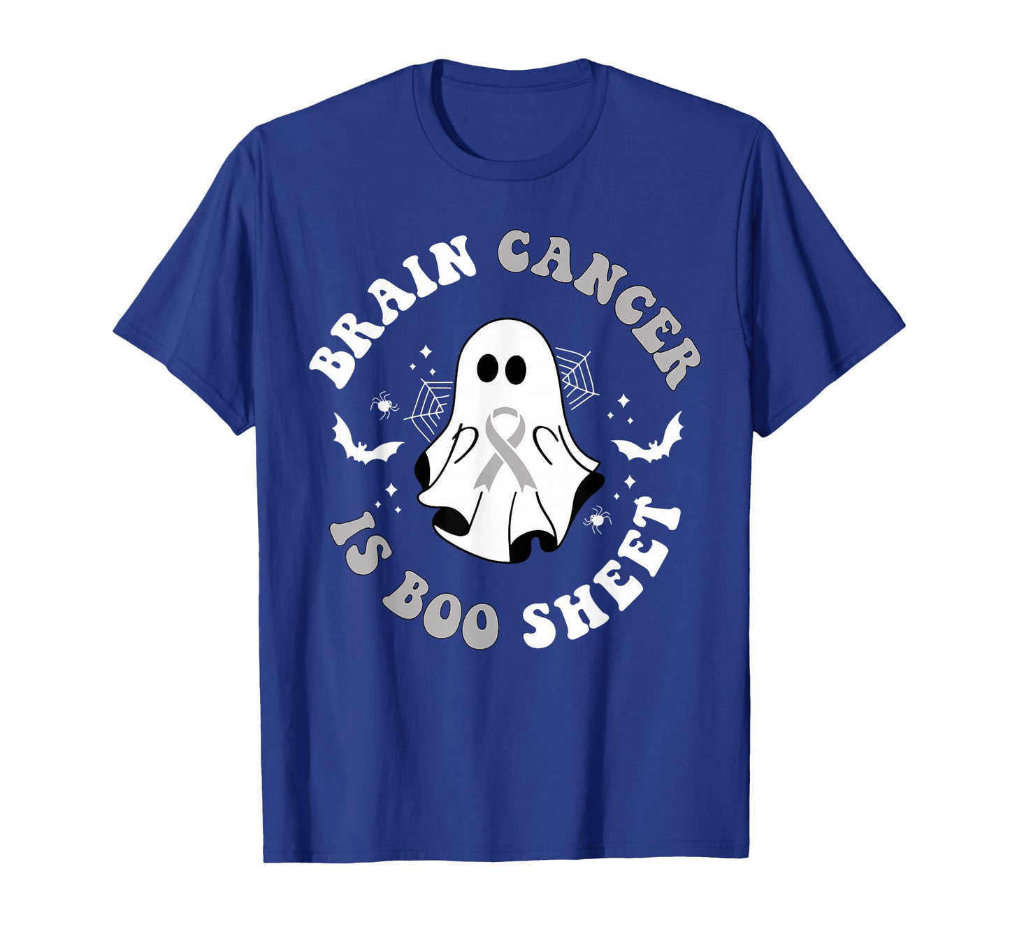 Brain Cancer is Boo Sheet Ghost Ribbon Awareness Halloween T-Shirt