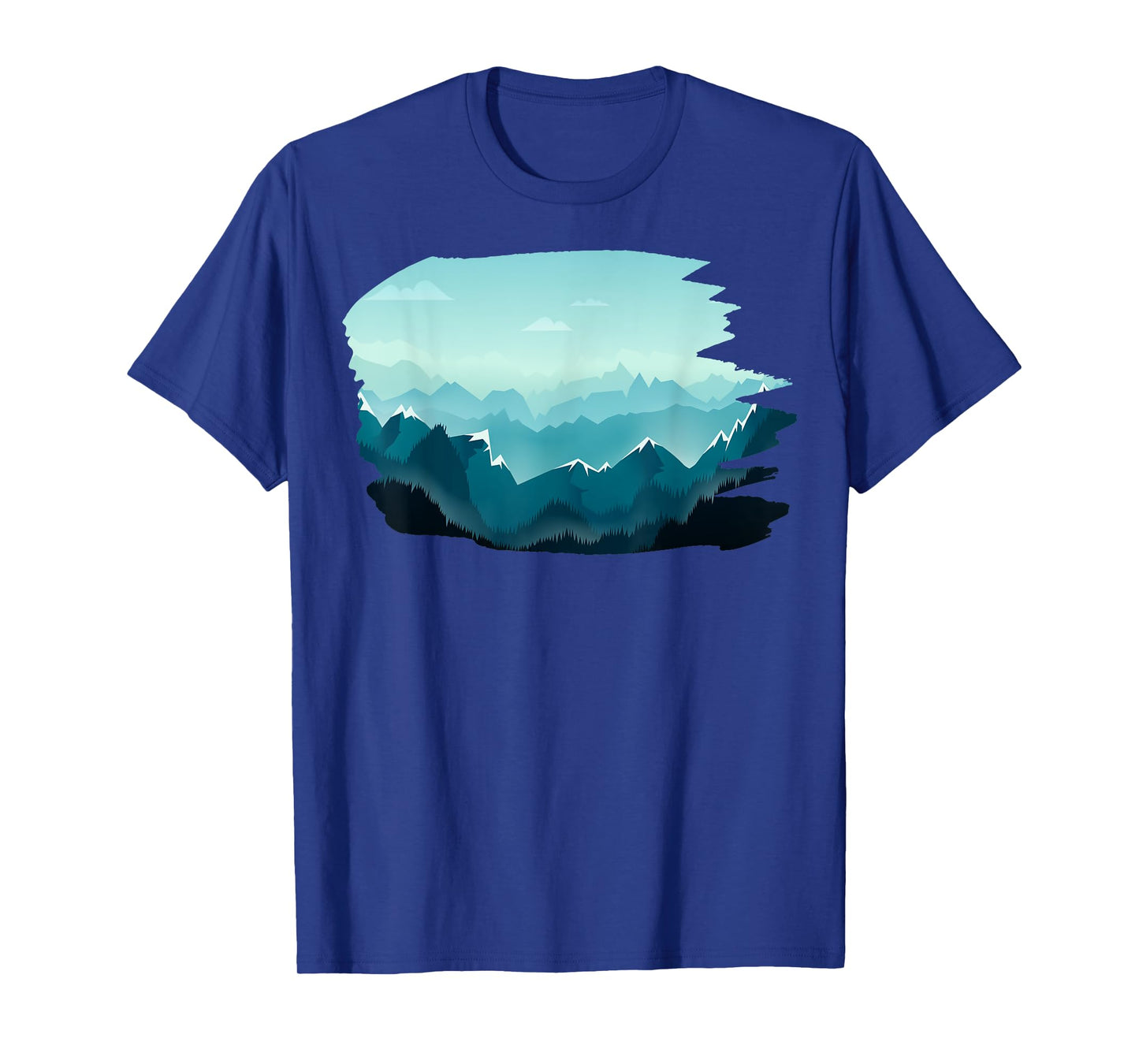 Timeless Mountain, Nature Trees and Forest T-Shirt