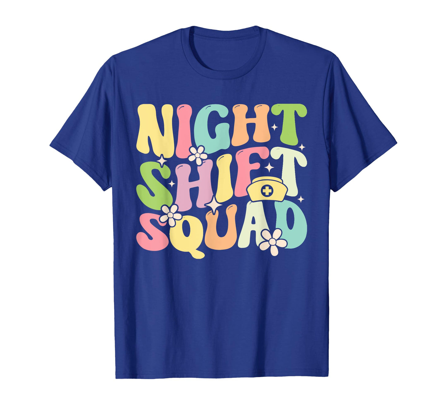 Nursing Rn Lpn Cna Owls Night Shift Squad For Nurse T-Shirt
