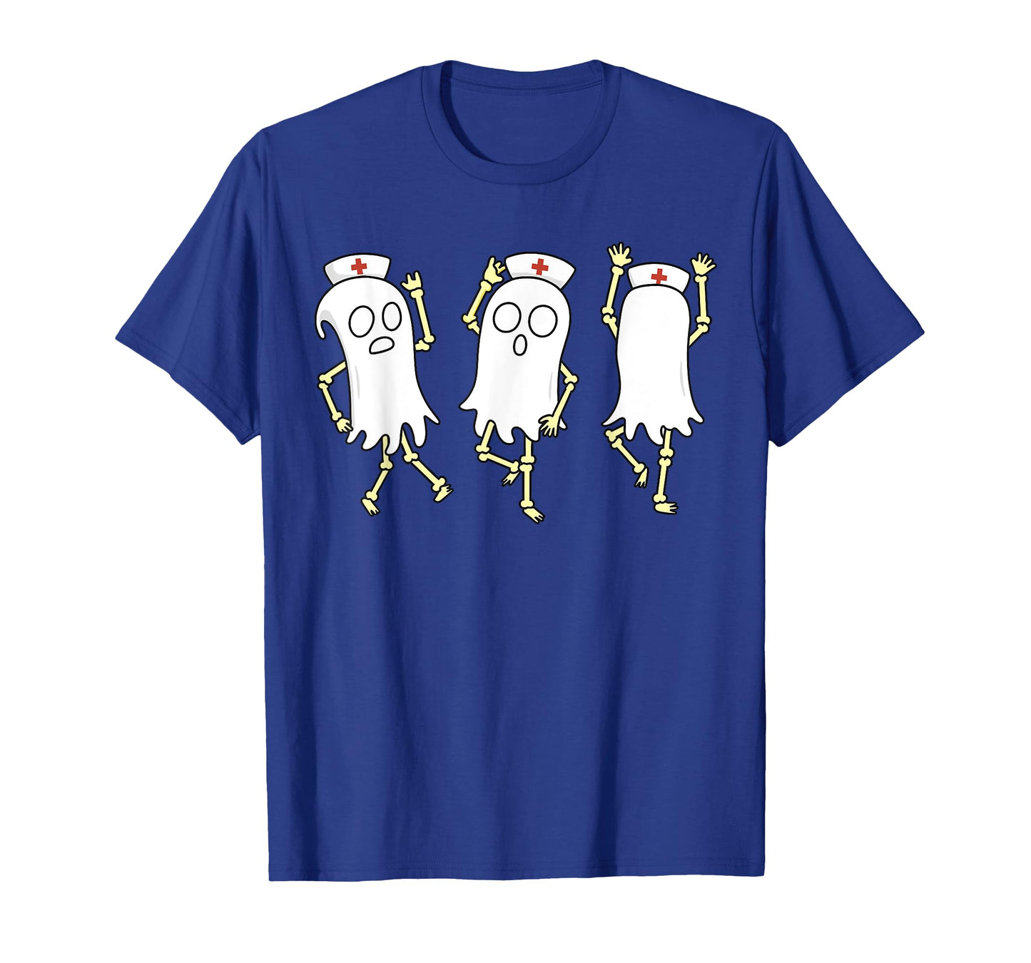Funny Nurse Ghost Dance Cute Halloween Medical Costume T-Shirt