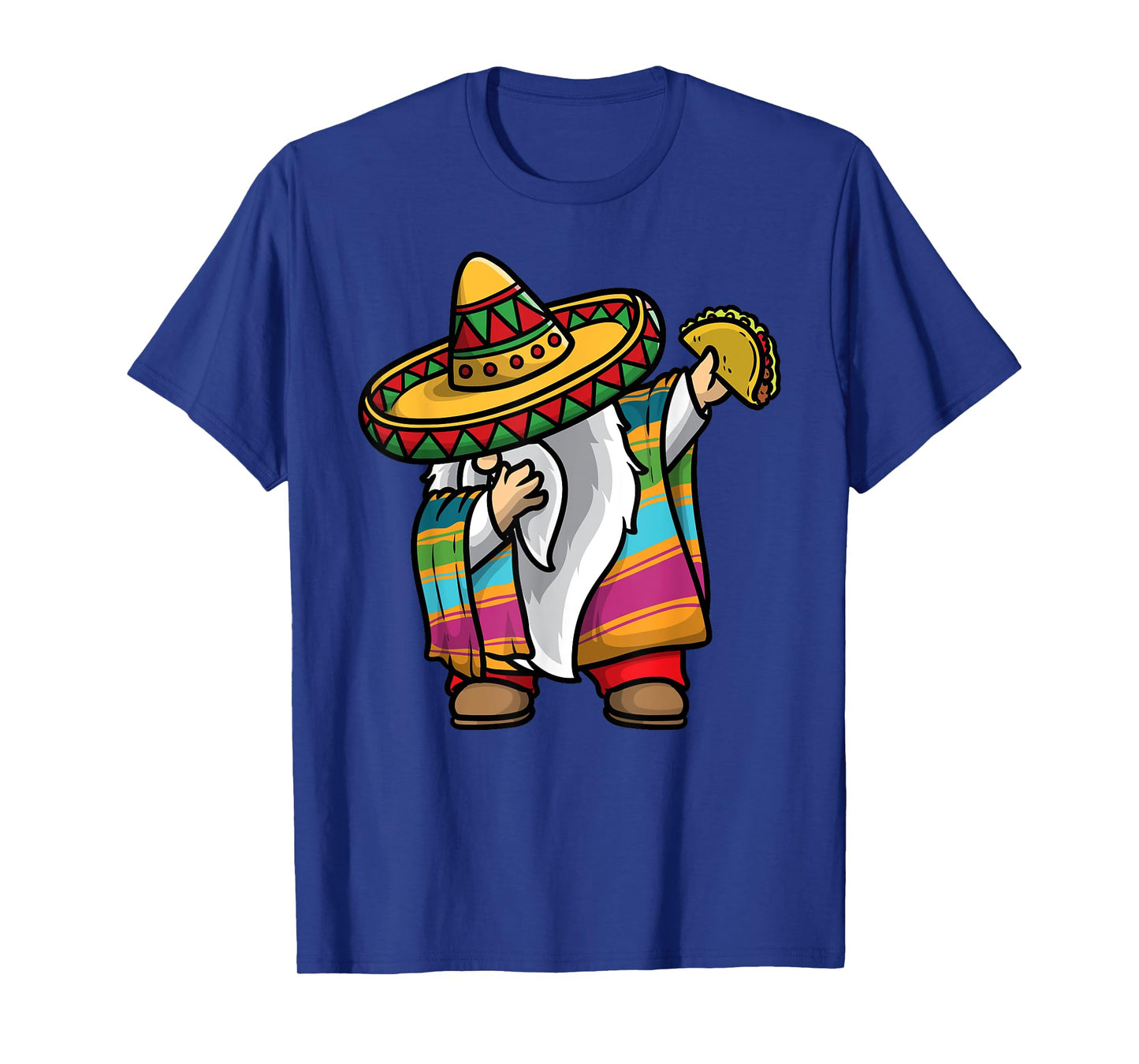 Cinco De Mayo Gnomes Taco Mexican Gnome Poncho Kids Women T-Shirt