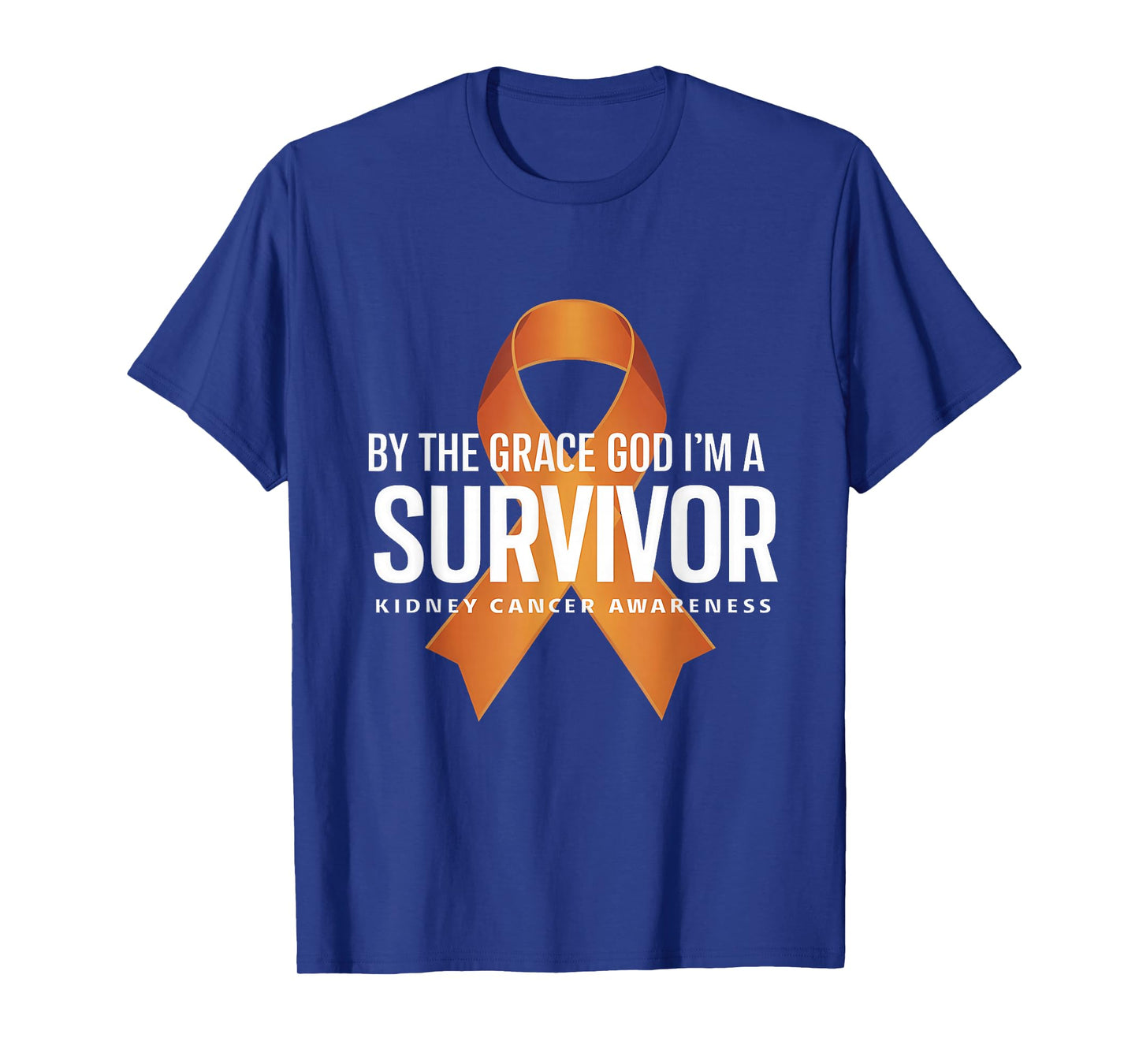 Kidney Cancer Survivor By The Grace God Kidney Awareness T-Shirt
