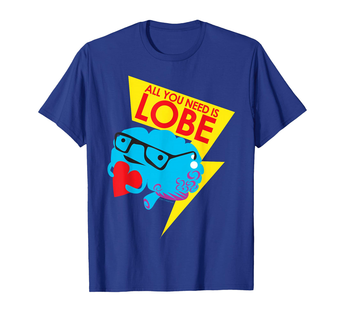 Cute Brain Shirt - Funny Brain Neuroscience Nerdy Humor T-Shirt