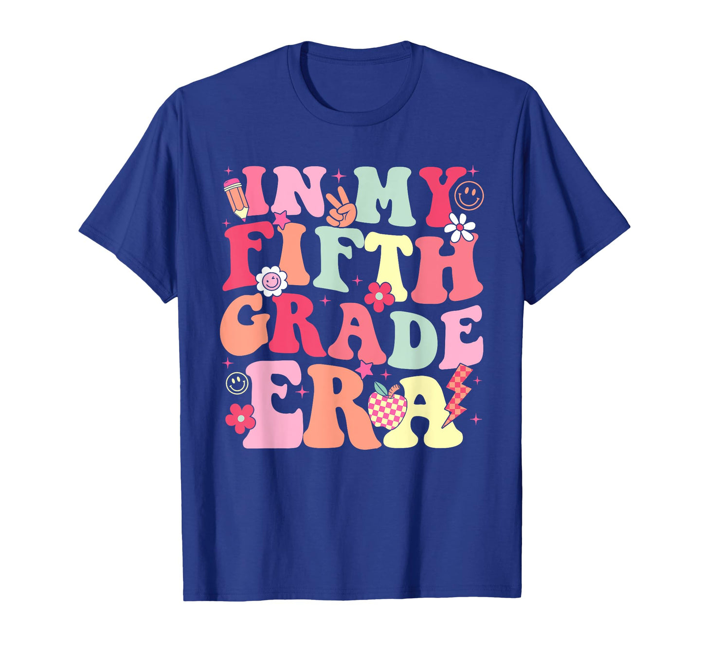 In My 5th Fifth Grade Era Cute Teacher Kid Back To School T-Shirt